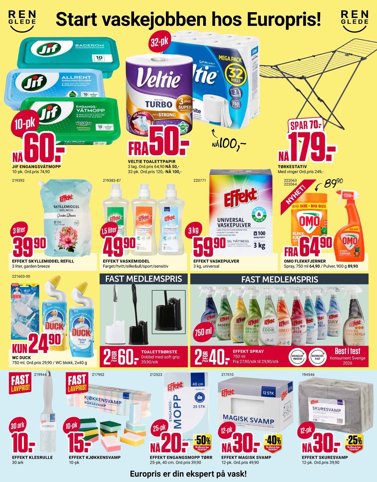 Se Europris kundeavis for uge 12 på Tilbudsuken.no. Se gode tilbud på mange varer. Les kundeavisen her! Side 5
