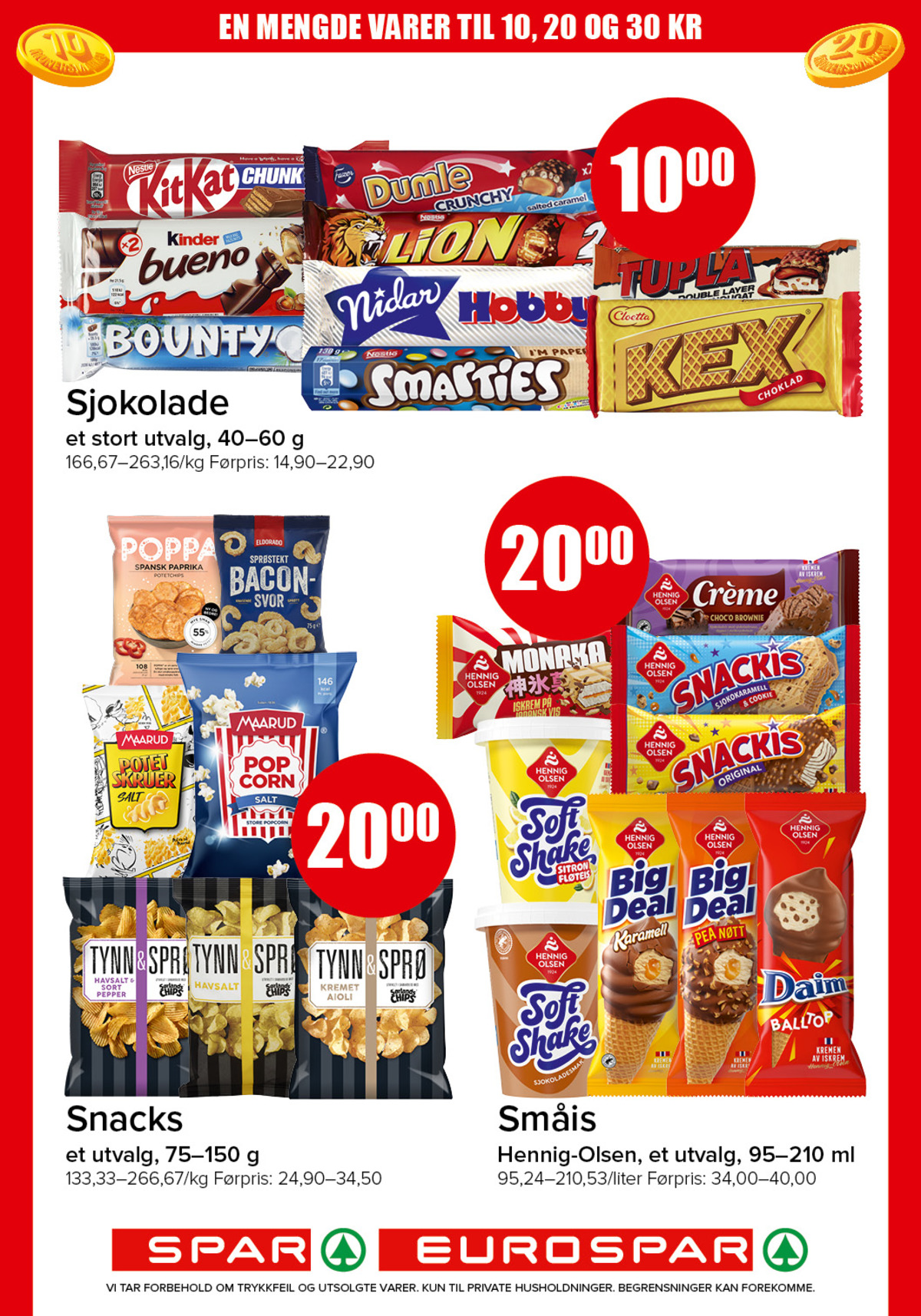 Se Spar - Eurospar kundeavis for uke 12 på Tilbudsuken.no. Se gode tilbud på mange varer, f.eks. sjokoladebar kitkat eller sjokoladebar snacks. Les kundeavisen her! Side 14