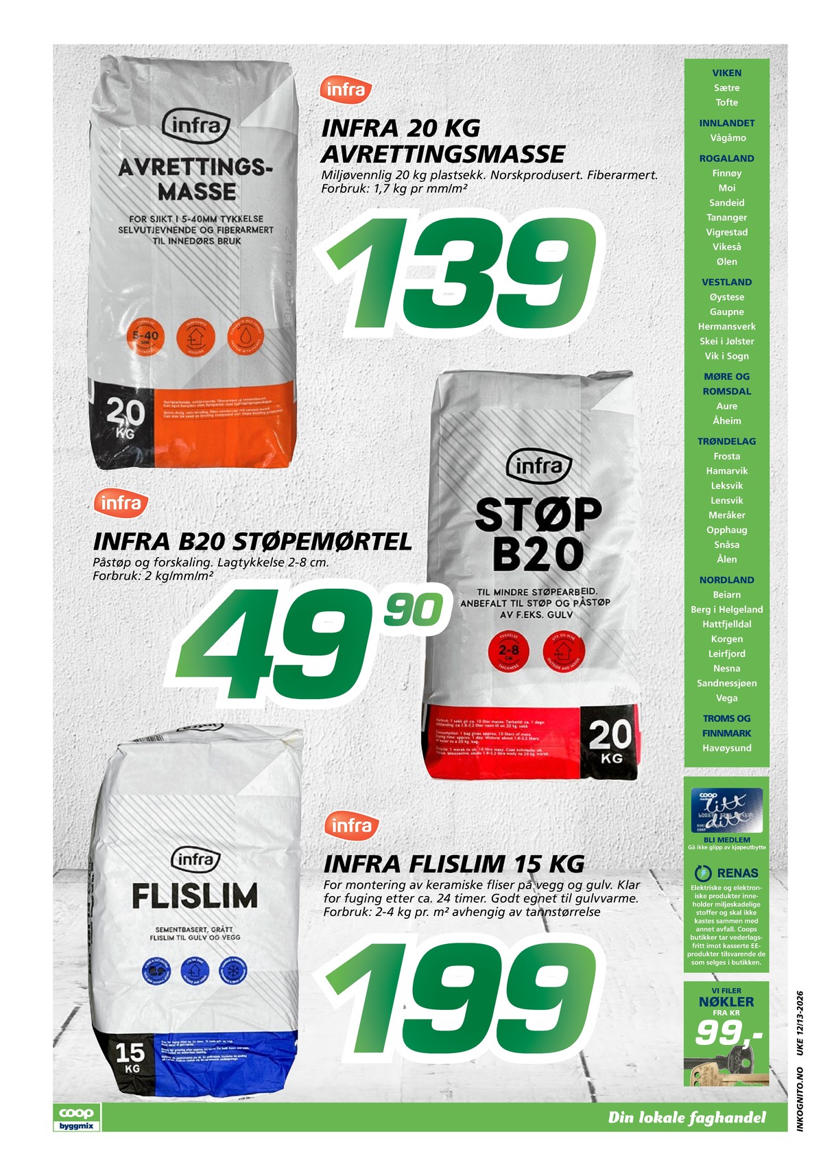 Se Coop Byggmix kundeavis for uge 12 på Tilbudsuken.no. Se gode tilbud på mange varer. Les kundeavisen her! Side 8