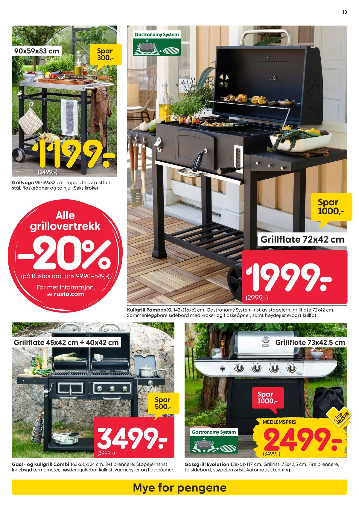 Se Rusta kundeavis for uge 12 på Tilbudsuken.no. Se gode tilbud på mange varer. Les kundeavisen her! Side 13