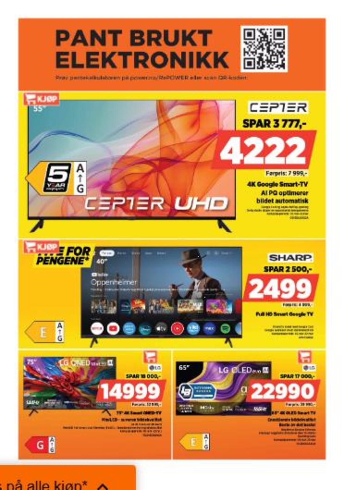 Se Power kundeavis for uge 12 på Tilbudsuken.no. Se gode tilbud på mange varer. Les kundeavisen her! Side 7