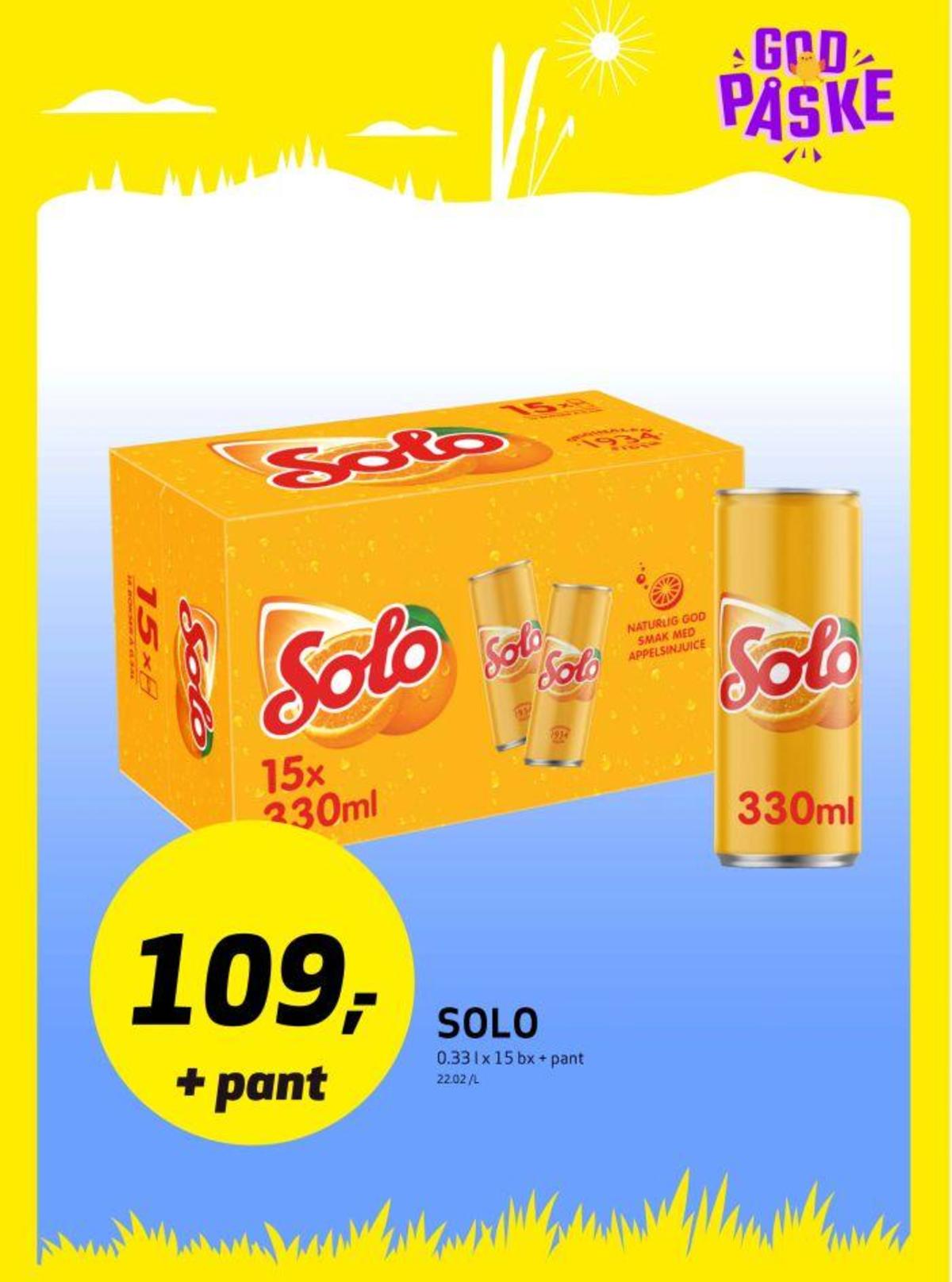 Se Bunnpris kundeavis for uke 12 på Tilbudsuken.no. Se gode tilbud på mange varer, f.eks. solo super 15 pk. solo super eller andre varer. Les kundeavisen her! Side 15