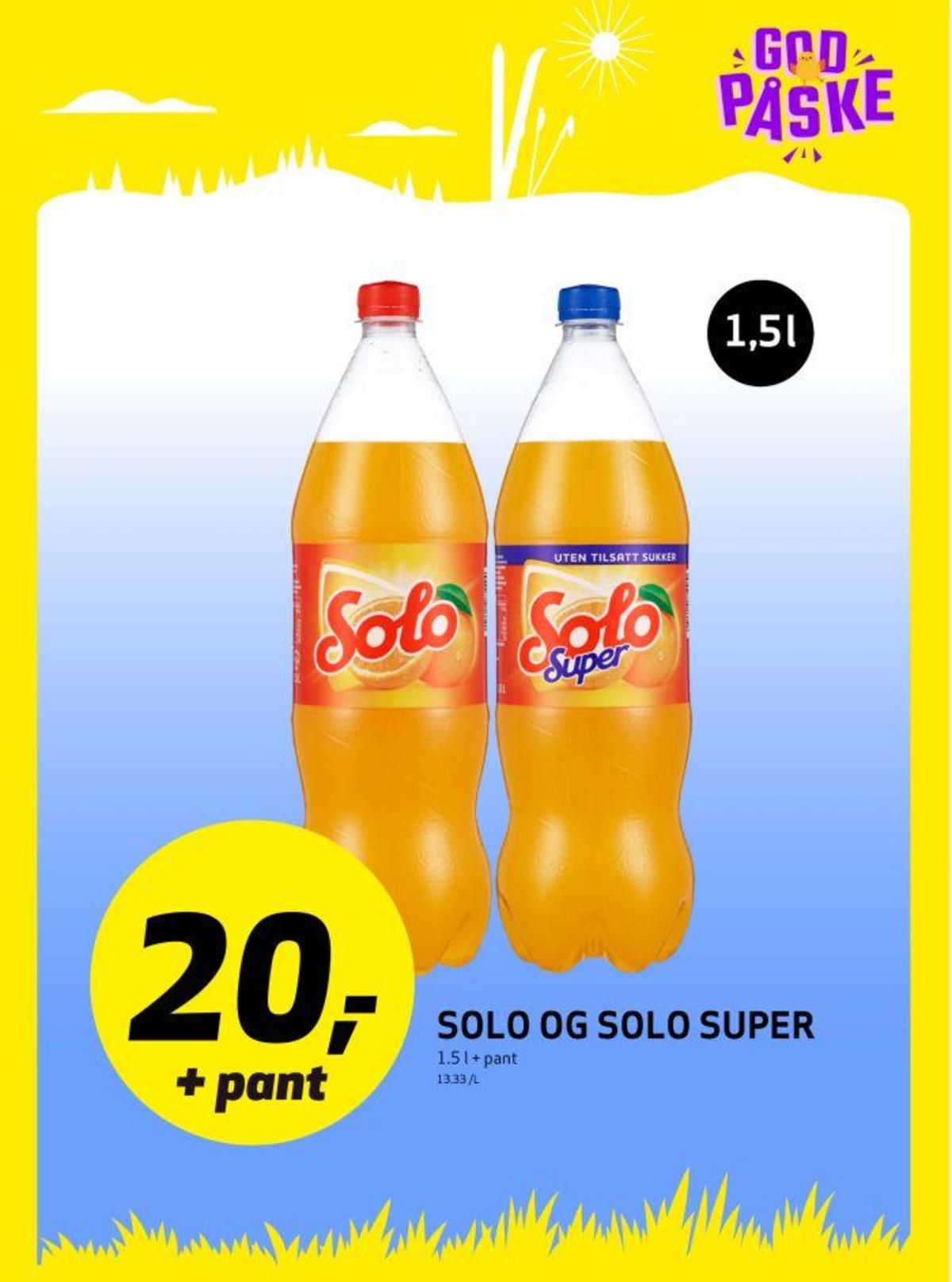 Se Bunnpris kundeavis for uke 12 på Tilbudsuken.no. Se gode tilbud på mange varer, f.eks. solo solo eller solo super solo super. Les kundeavisen her! Side 16