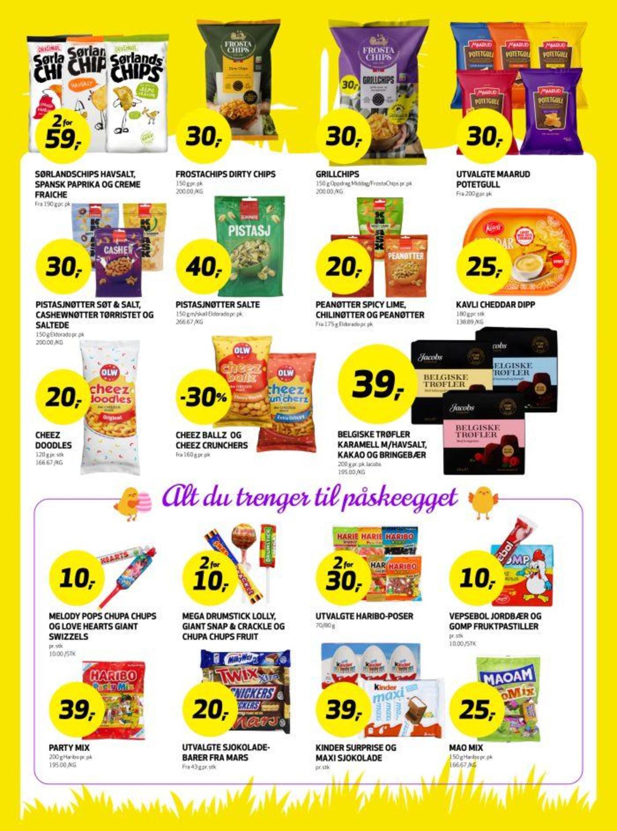 Se Bunnpris kundeavis for uke 12 på Tilbudsuken.no. Se gode tilbud på mange varer, f.eks. chips havsalt original eller chips spansk paprika original. Les kundeavisen her! Side 17