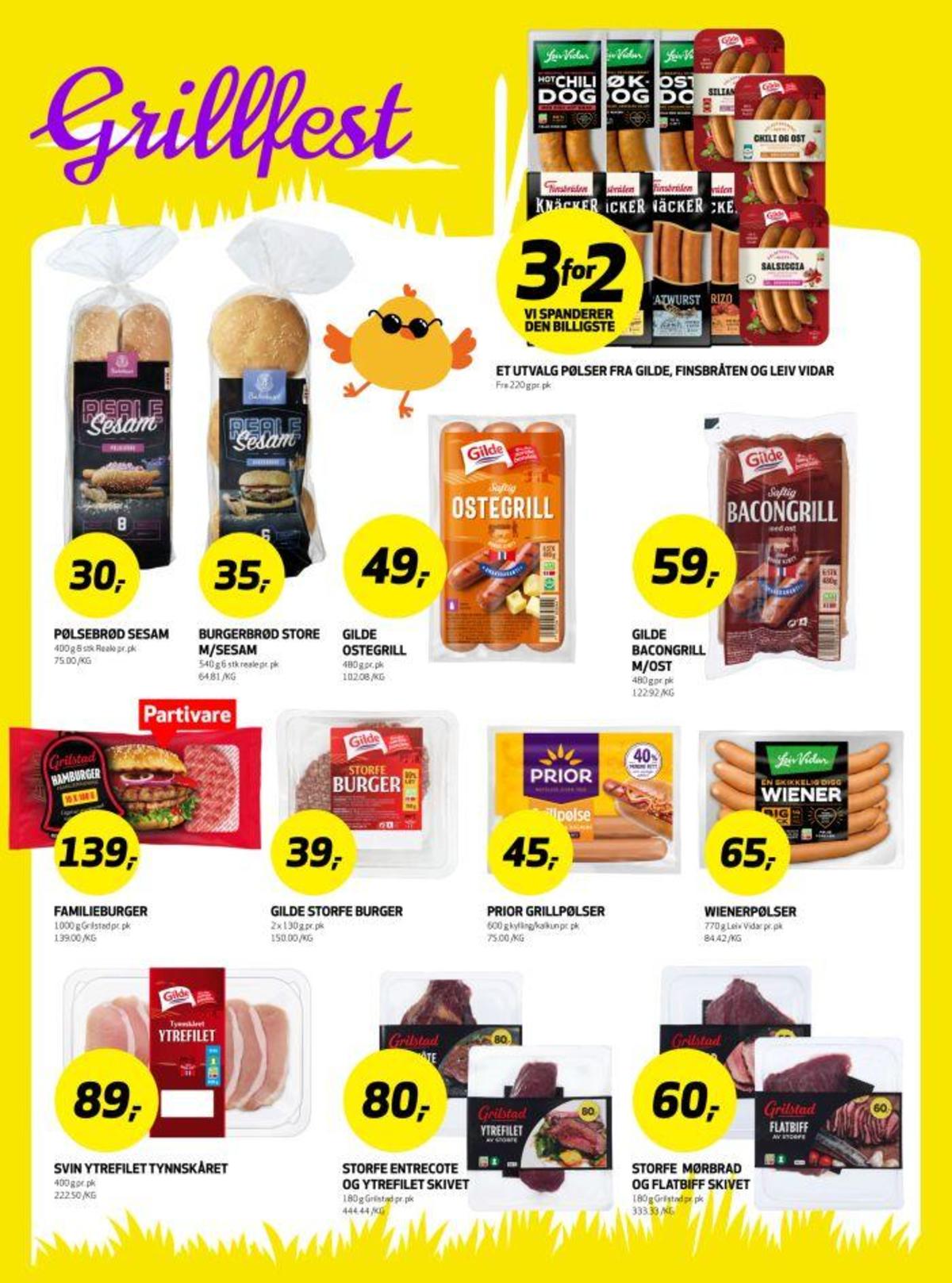 Se Bunnpris kundeavis for uke 12 på Tilbudsuken.no. Se gode tilbud på mange varer, f.eks. knäcker bratwurst finsbråten eller knäcker hot chili & ost finsbråten. Les kundeavisen her! Side 3