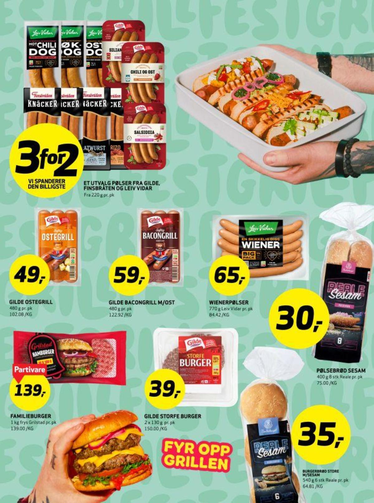 Se Bunnpris kundeavis for uke 12 på Tilbudsuken.no. Se gode tilbud på mange varer, f.eks. knäcker bratwurst finsbråten eller knäcker hot chili & ost finsbråten. Les kundeavisen her! Side 7