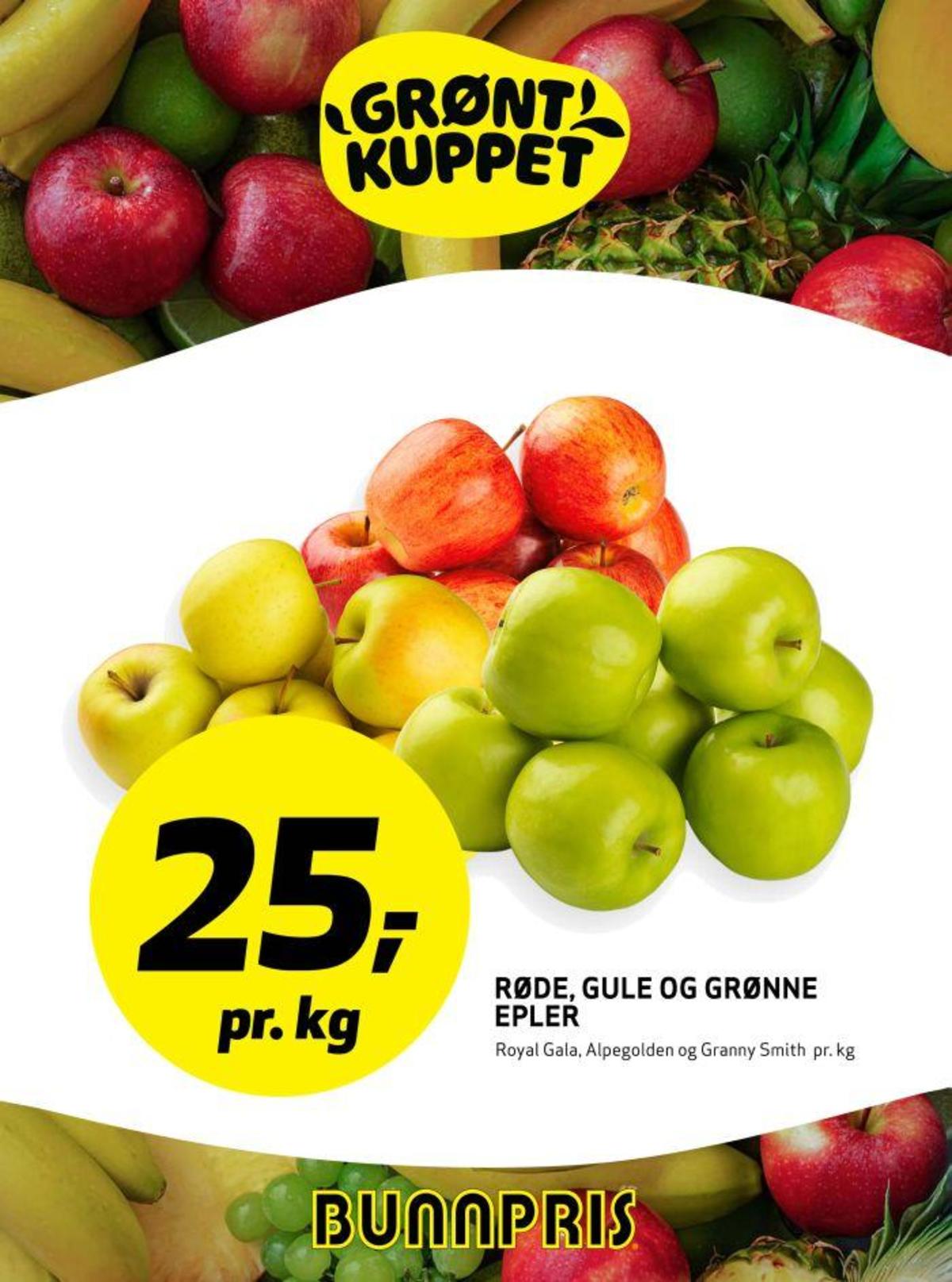 Se Bunnpris kundeavis for uke 12 på Tilbudsuken.no. Se gode tilbud på mange varer, f.eks. epler ukjent eller andre varer. Les kundeavisen her! Side 10