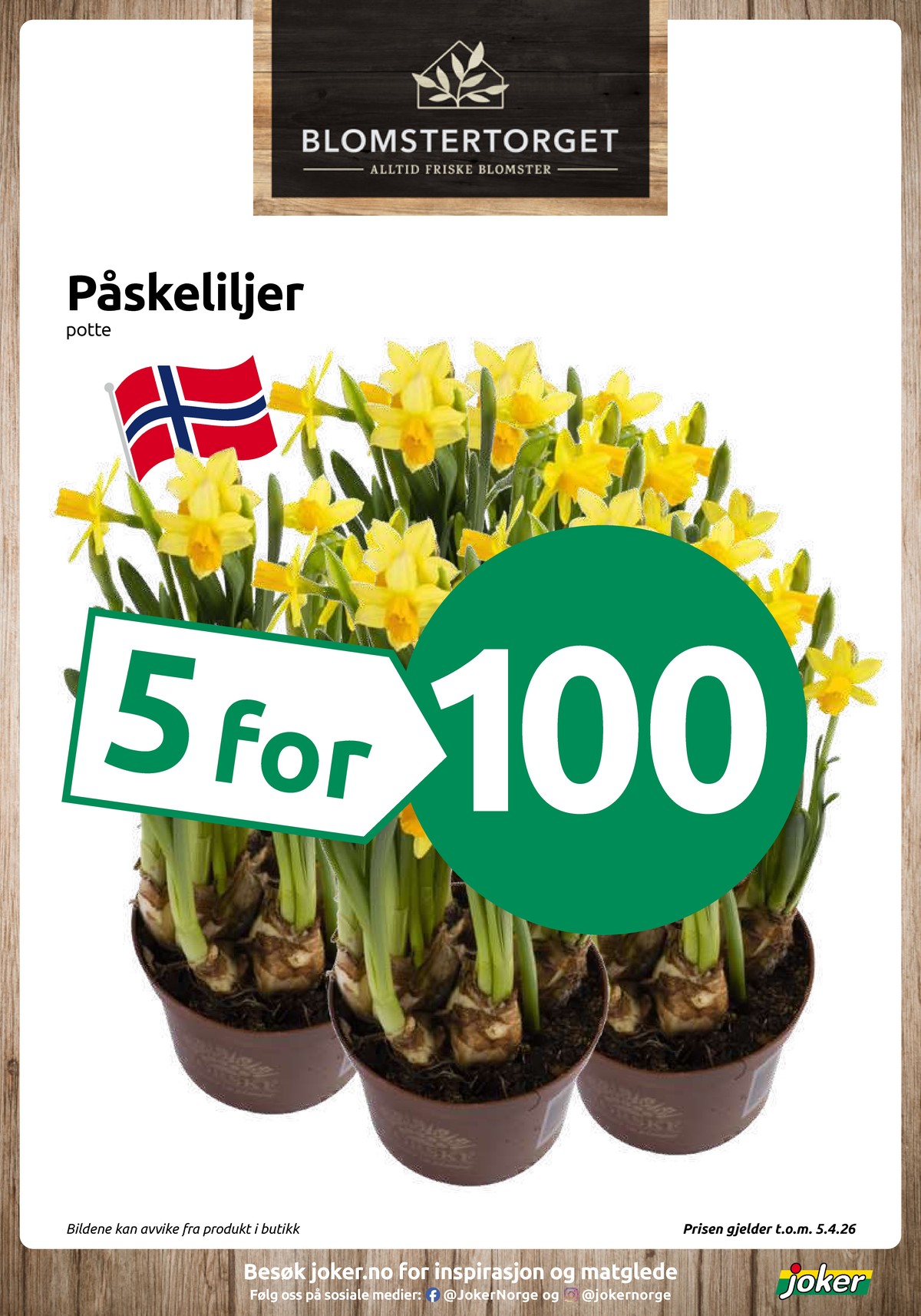 Se Joker kundeavis for uke 12 på Tilbudsuken.no. Se gode tilbud på mange varer, f.eks. plante ukjent eller andre varer. Les kundeavisen her! Side 10