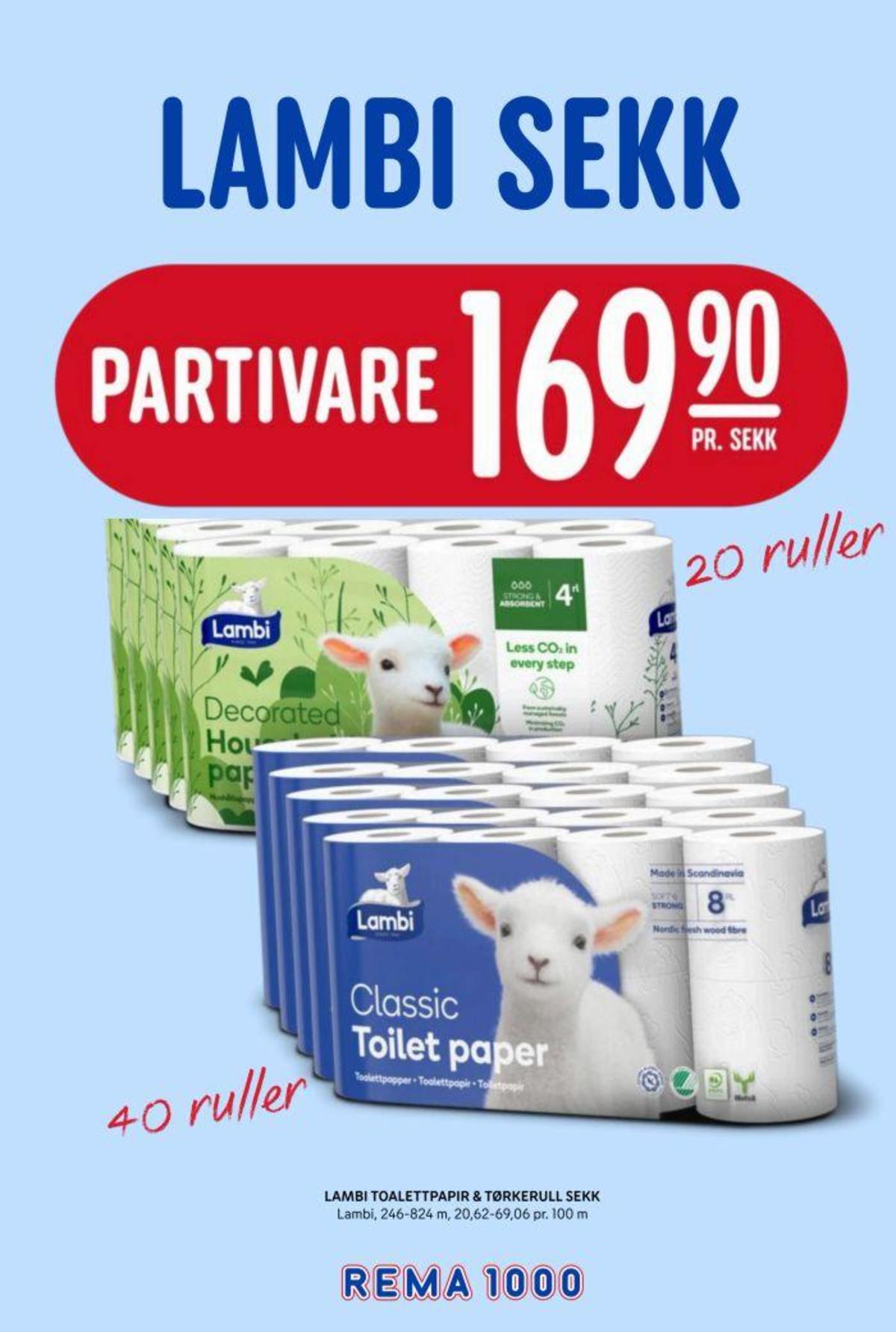 Se Rema 1000 kundeavis for uke 12 på Tilbudsuken.no. Se gode tilbud på mange varer, f.eks. toalettpapir classic eller tørkerull decorated. Les kundeavisen her! Side 12
