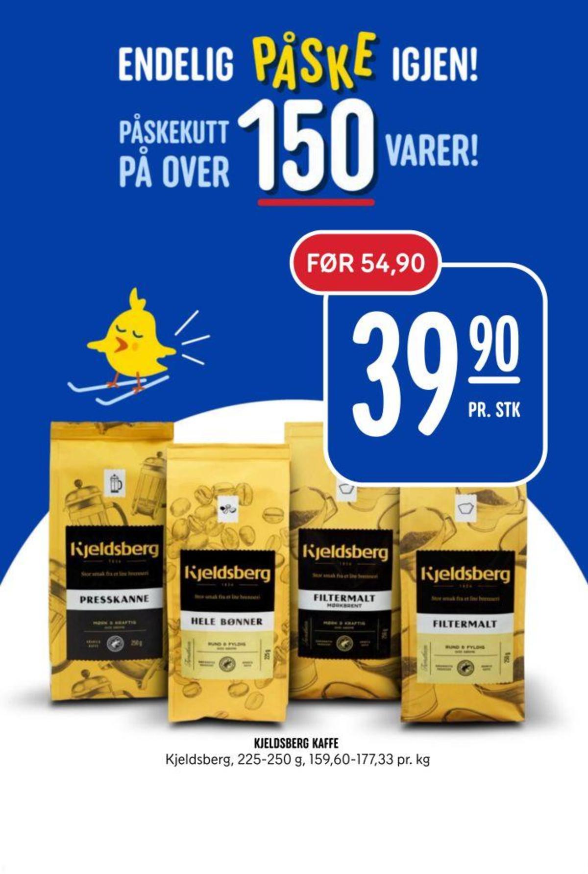 Se Rema 1000 kundeavis for uke 12 på Tilbudsuken.no. Se gode tilbud på mange varer, f.eks. kaffe formalet kjeldsberg eller kaffebønner kjeldsberg. Les kundeavisen her! Side 23