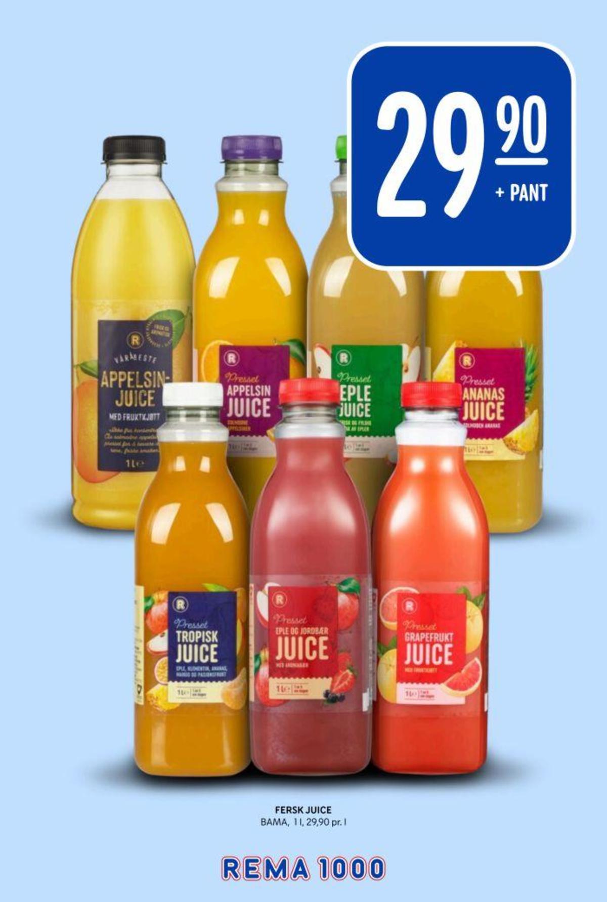 Se Rema 1000 kundeavis for uke 12 på Tilbudsuken.no. Se gode tilbud på mange varer, f.eks. eplejuice rema 1000 eller eple & mango juice rema 1000. Les kundeavisen her! Side 25
