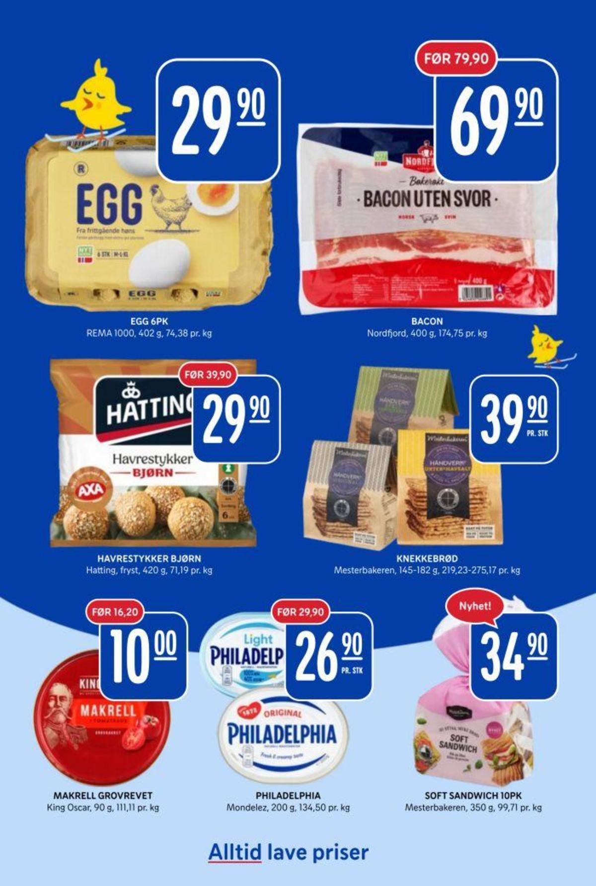 Se Rema 1000 kundeavis for uke 12 på Tilbudsuken.no. Se gode tilbud på mange varer, f.eks. egg rema 1000 eller baconskiver nordfjord. Les kundeavisen her! Side 27