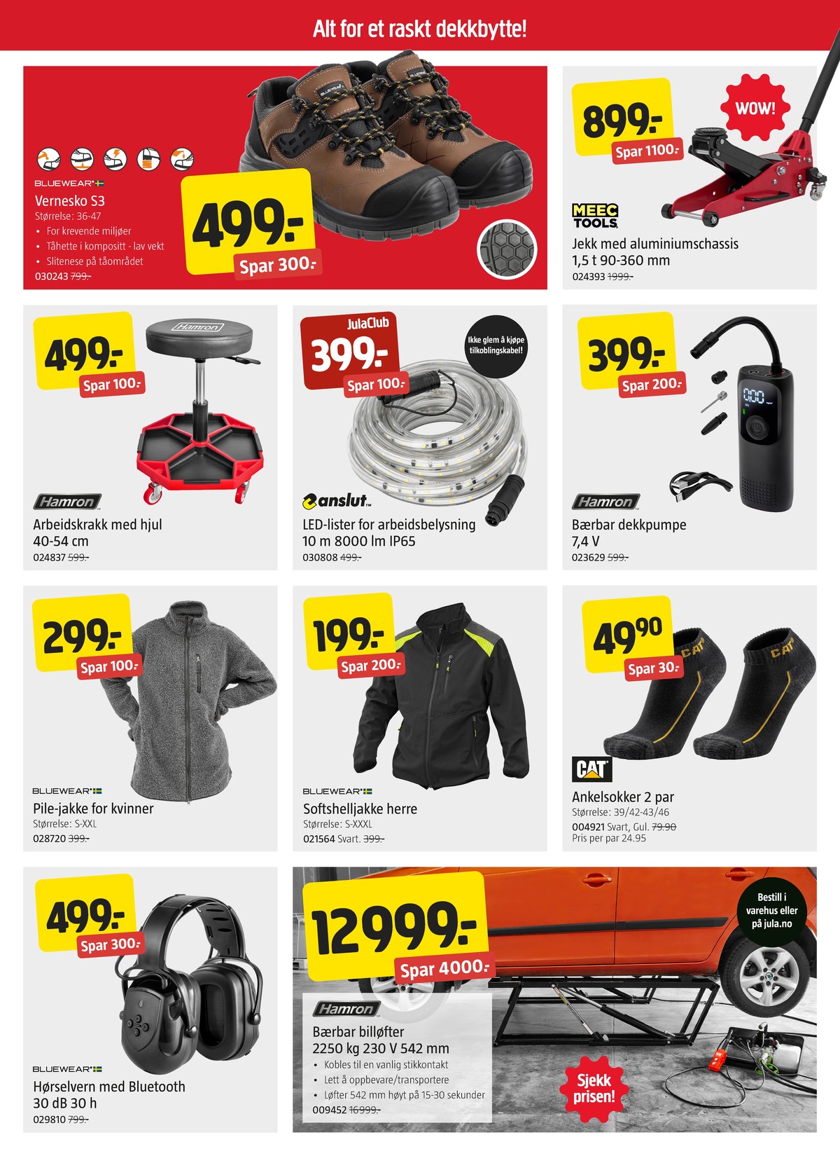 Se Jula kundeavis for uge 12 på Tilbudsuken.no. Se gode tilbud på mange varer. Les kundeavisen her! Side 3