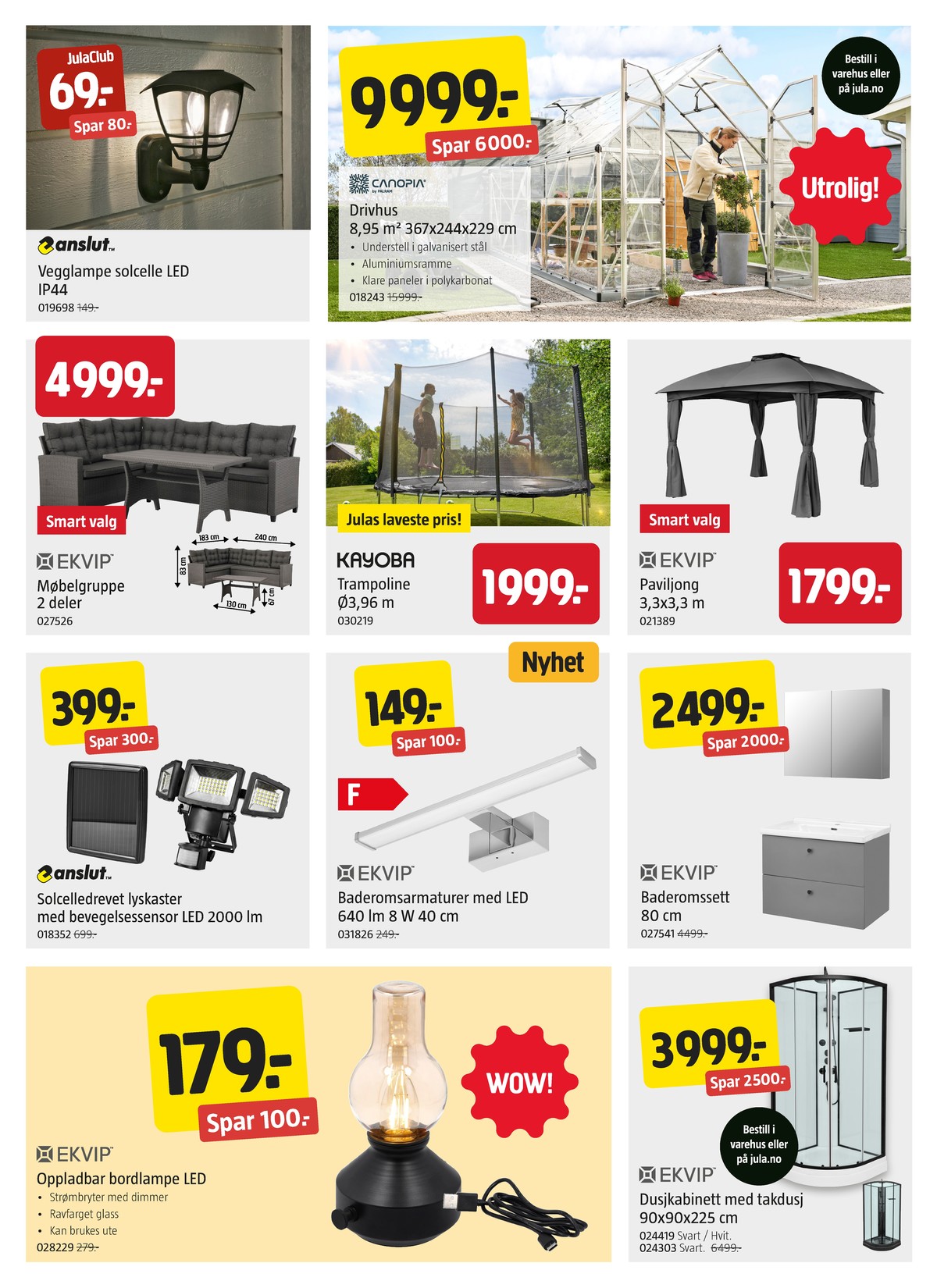 Se Jula kundeavis for uge 12 på Tilbudsuken.no. Se gode tilbud på mange varer. Les kundeavisen her! Side 7