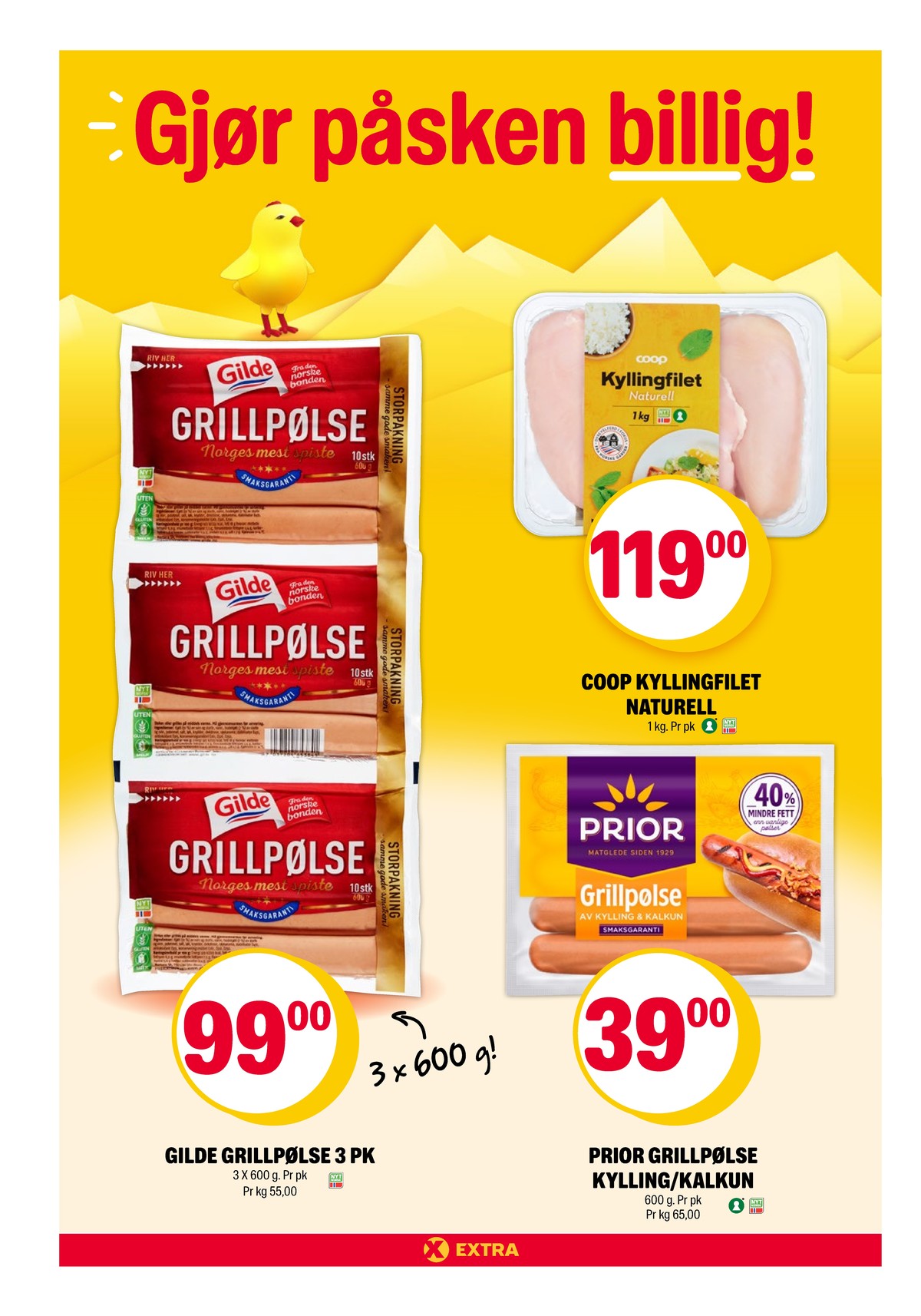 Se Coop Extra kundeavis for uke 13 på Tilbudsuken.no. Se gode tilbud på mange varer, f.eks. grillpølser gilde eller kyllingfilet coop. Les kundeavisen her! Side 2