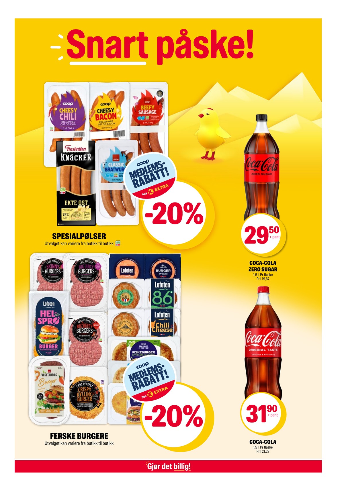 Se Coop Extra kundeavis for uke 13 på Tilbudsuken.no. Se gode tilbud på mange varer, f.eks. cheesy chili coop eller cheesy bacon coop. Les kundeavisen her! Side 11