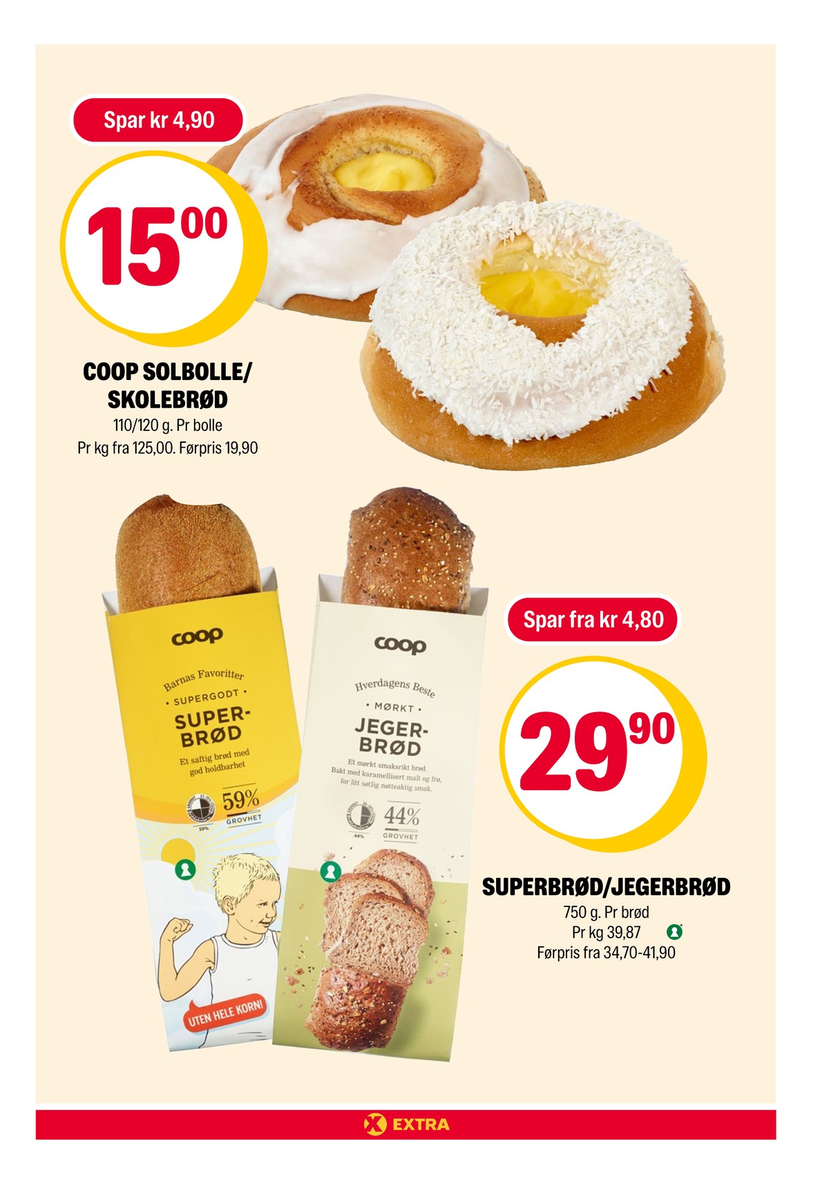 Se Coop Extra kundeavis for uke 13 på Tilbudsuken.no. Se gode tilbud på mange varer, f.eks. kaker coop eller superbrød coop. Les kundeavisen her! Side 27