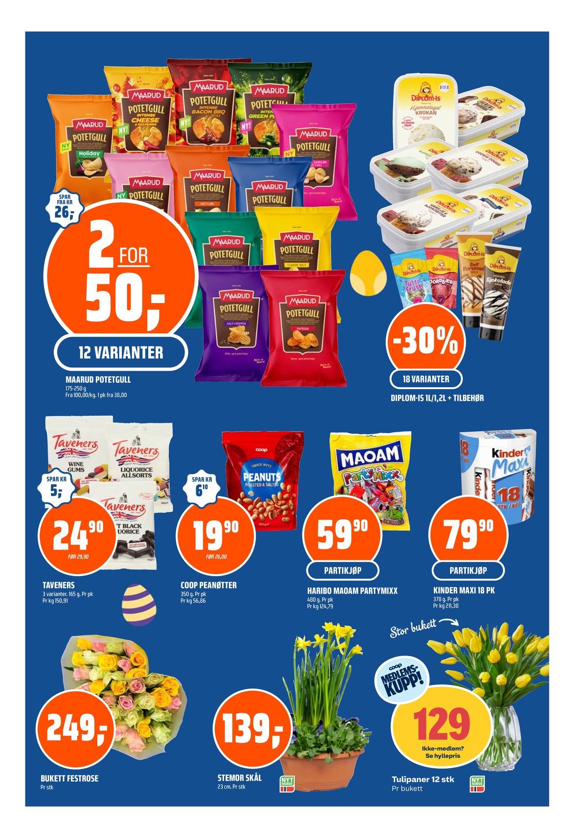 Se Coop Obs kundeavis for uke 13 på Tilbudsuken.no. Se gode tilbud på mange varer, f.eks. peanøtter coop eller godterier party mix. Les kundeavisen her! Side 19
