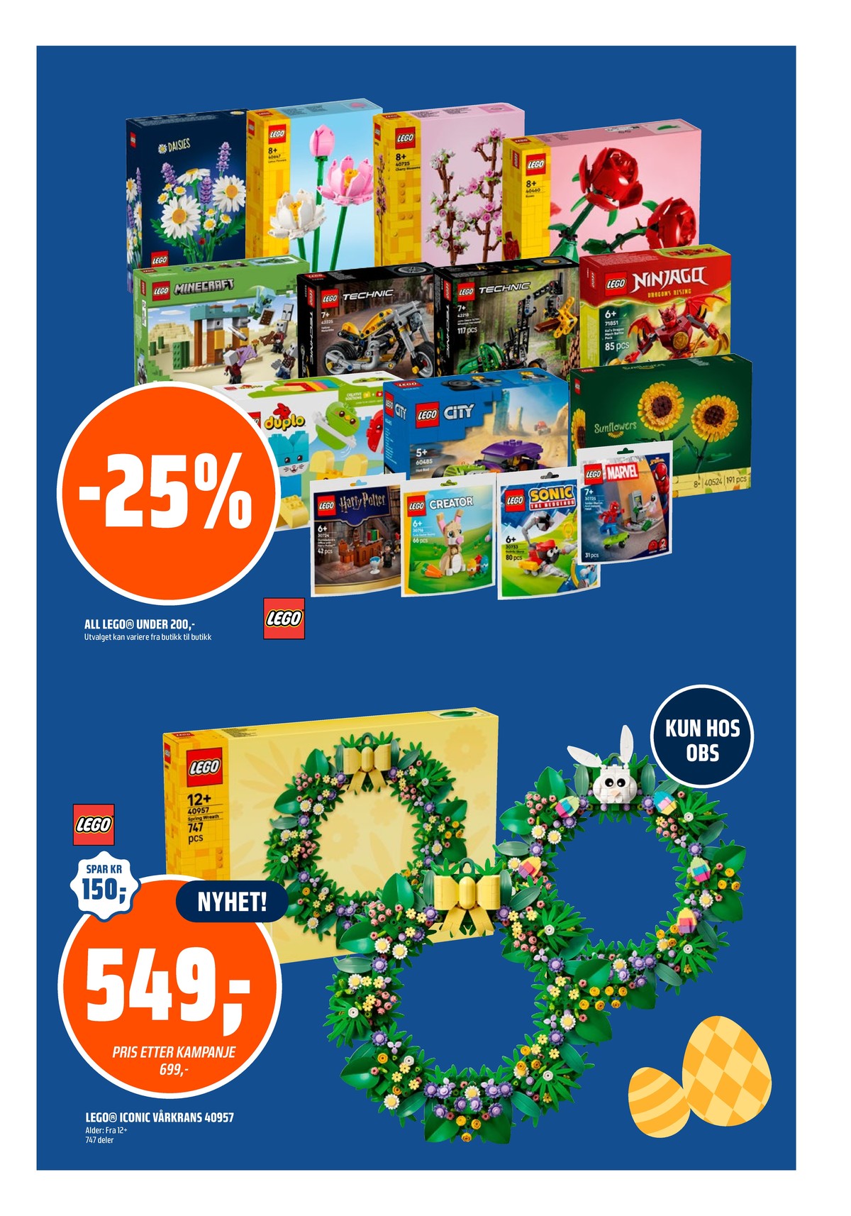 Se Coop Obs kundeavis for uke 13 på Tilbudsuken.no. Se gode tilbud på mange varer, f.eks. byggesett lego eller byggesett lego. Les kundeavisen her! Side 23