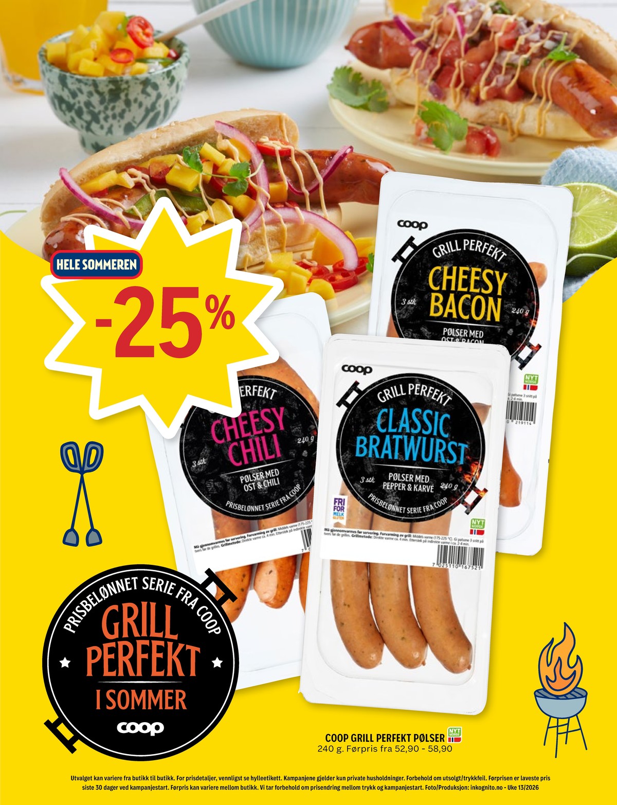 Se Coop Prix kundeavis for uke 13 på Tilbudsuken.no. Se gode tilbud på mange varer, f.eks. cheesy chili coop eller cheesy bacon coop. Les kundeavisen her! Side 13