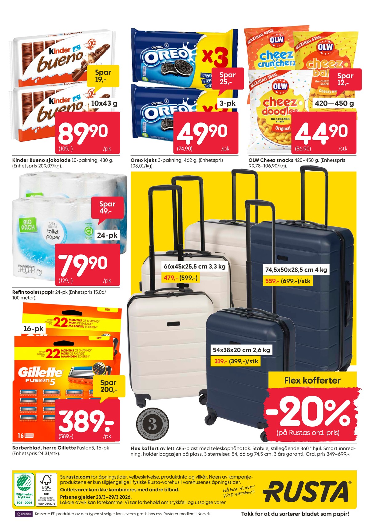 Se Rusta kundeavis for uke 13 på Tilbudsuken.no. Se gode tilbud på mange varer, f.eks. koffert ukjent eller koffert ukjent. Les kundeavisen her! Side 16