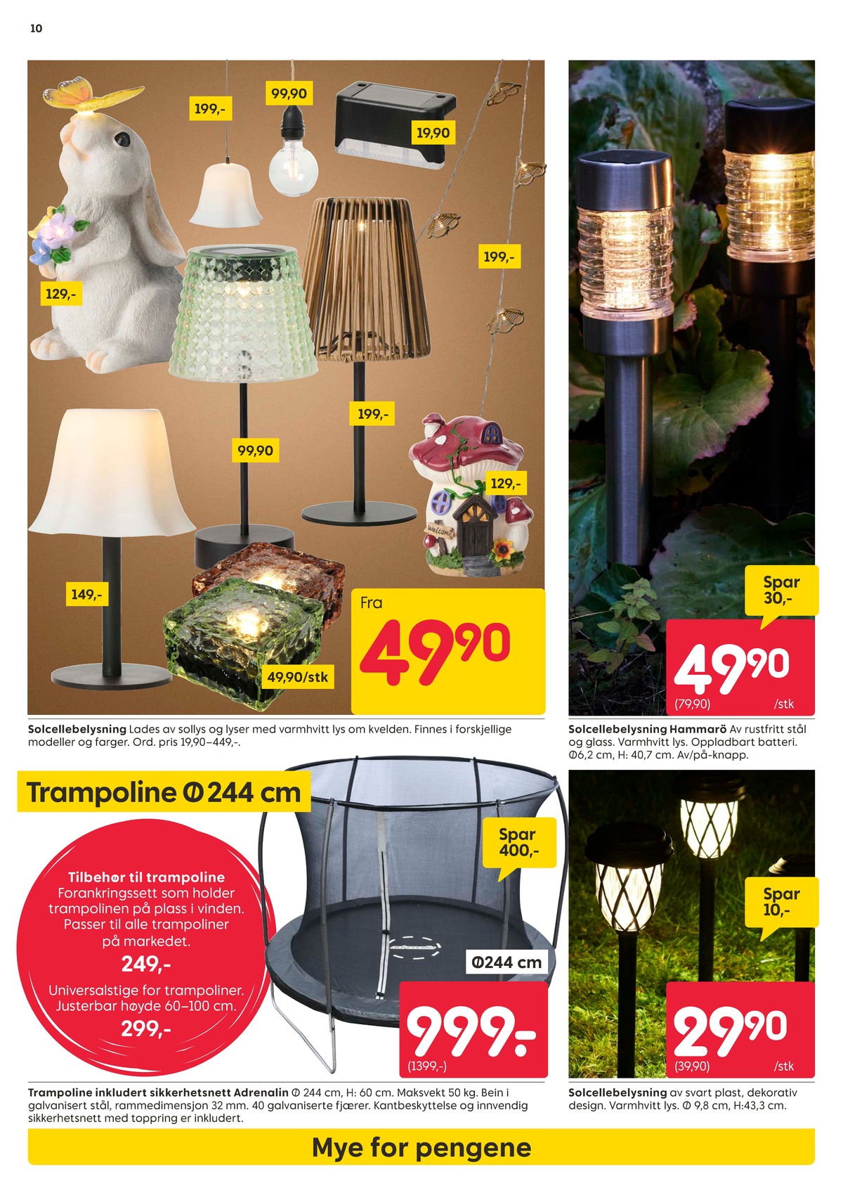 Se Rusta kundeavis for uke 13 på Tilbudsuken.no. Se gode tilbud på mange varer, f.eks. solcellelampe ukjent eller solcellelampe ukjent. Les kundeavisen her! Side 10