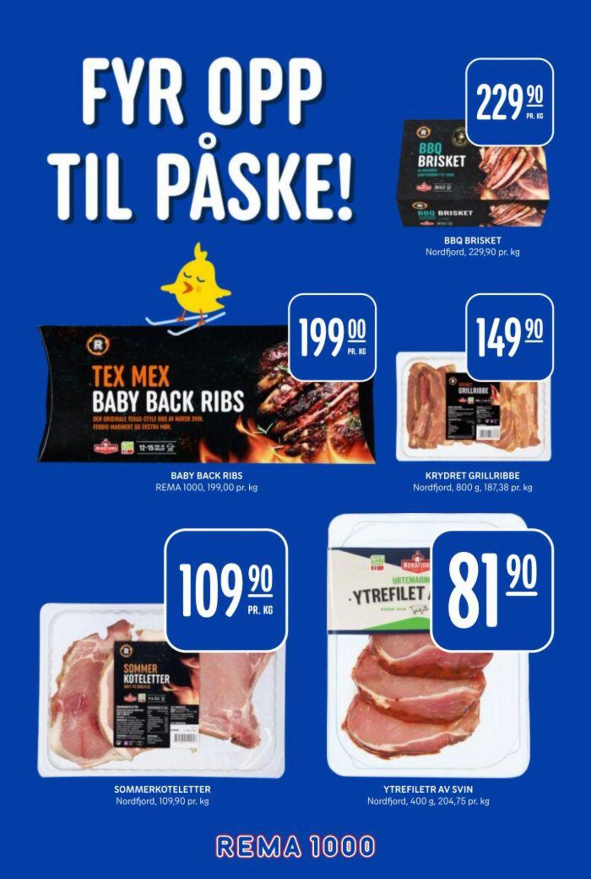 Se Rema 1000 kundeavis for uke 13 på Tilbudsuken.no. Se gode tilbud på mange varer, f.eks. ribbe rema 1000 eller brisket nordfjord. Les kundeavisen her! Side 37