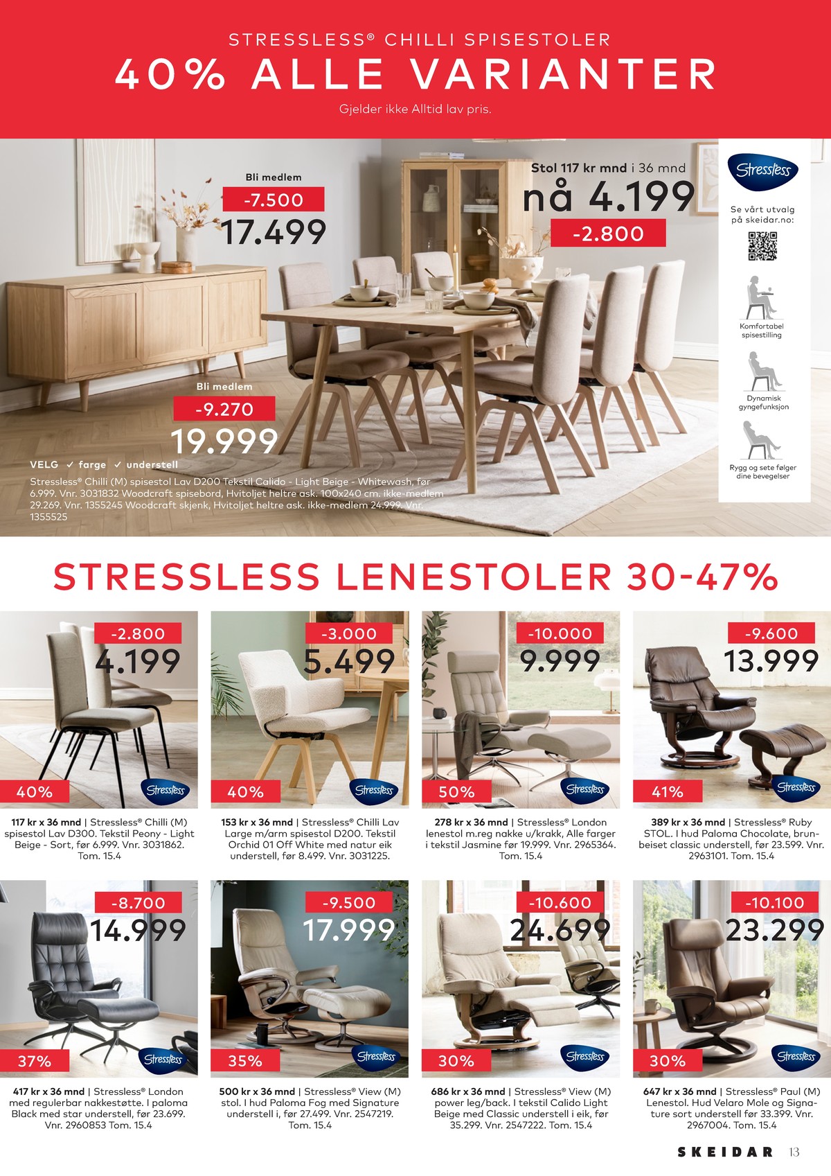 Se Skeidar kundeavis for uge 13 på Tilbudsuken.no. Se gode tilbud på mange varer. Les kundeavisen her! Side 13