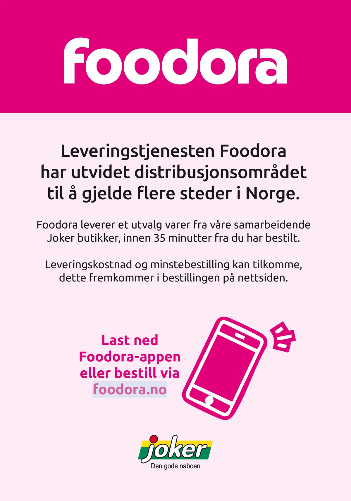 Se Joker kundeavis for uge 13 på Tilbudsuken.no. Se gode tilbud på mange varer. Les kundeavisen her! Side 30