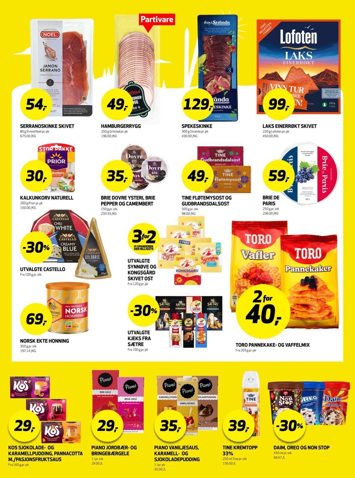 Se Bunnpris kundeavis for uke 13 på Tilbudsuken.no. Se gode tilbud på mange varer, f.eks. honning honningcentralen eller kjeks våre beste. Les kundeavisen her! Side 15