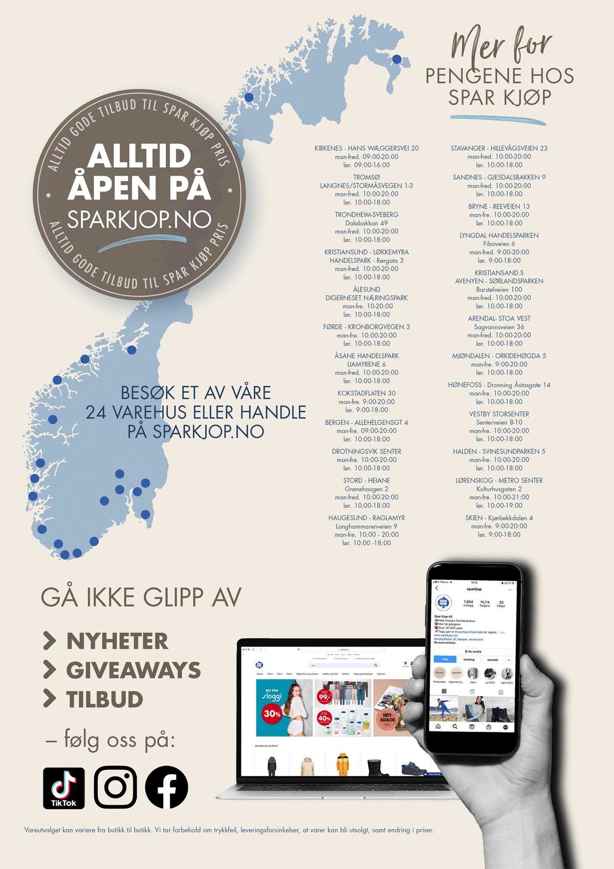 Se Sparkjøp kundeavis for uge 13 på Tilbudsuken.no. Se gode tilbud på mange varer. Les kundeavisen her! Side 62