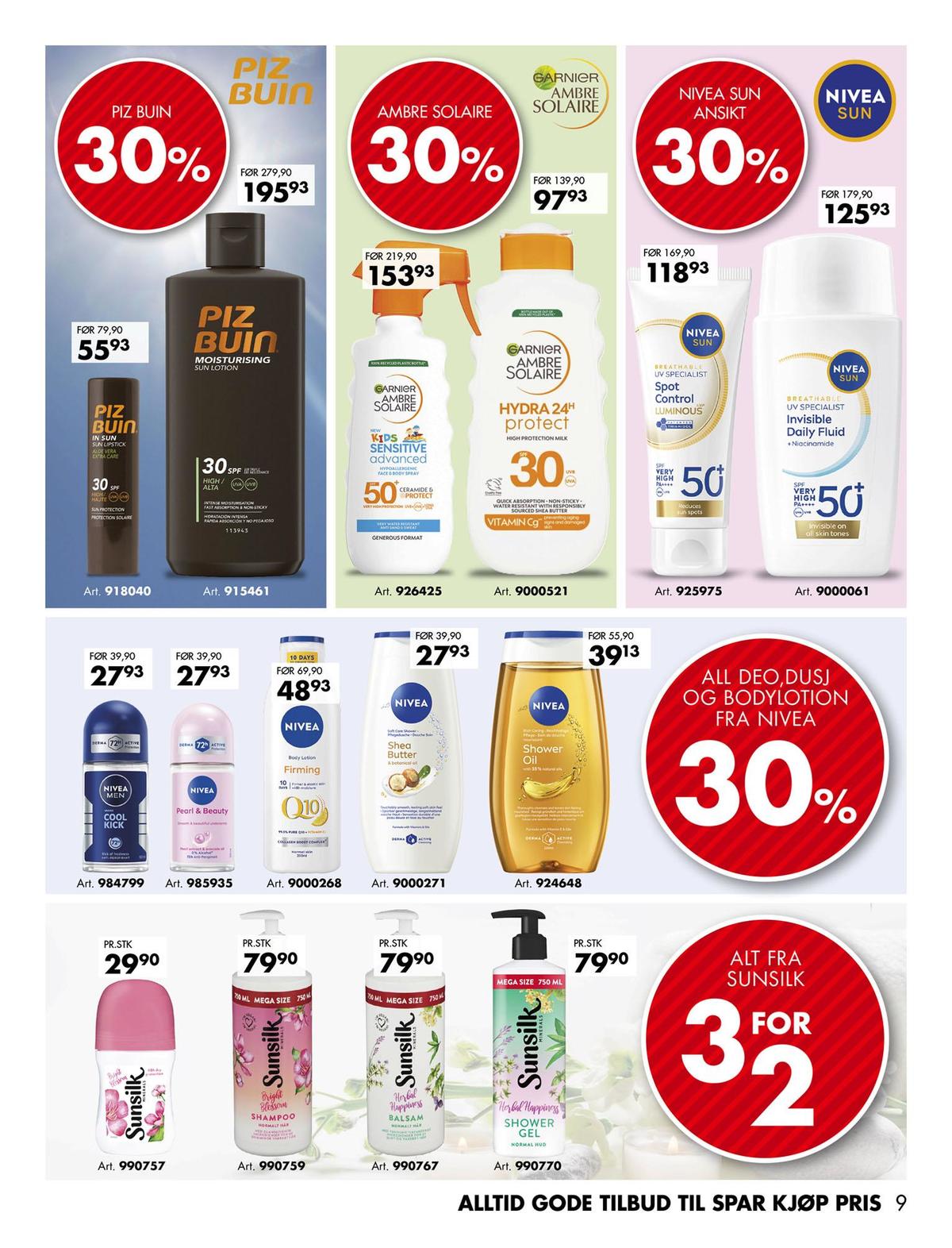 Se Sparkjøp kundeavis for uge 13 på Tilbudsuken.no. Se gode tilbud på mange varer. Les kundeavisen her! Side 9
