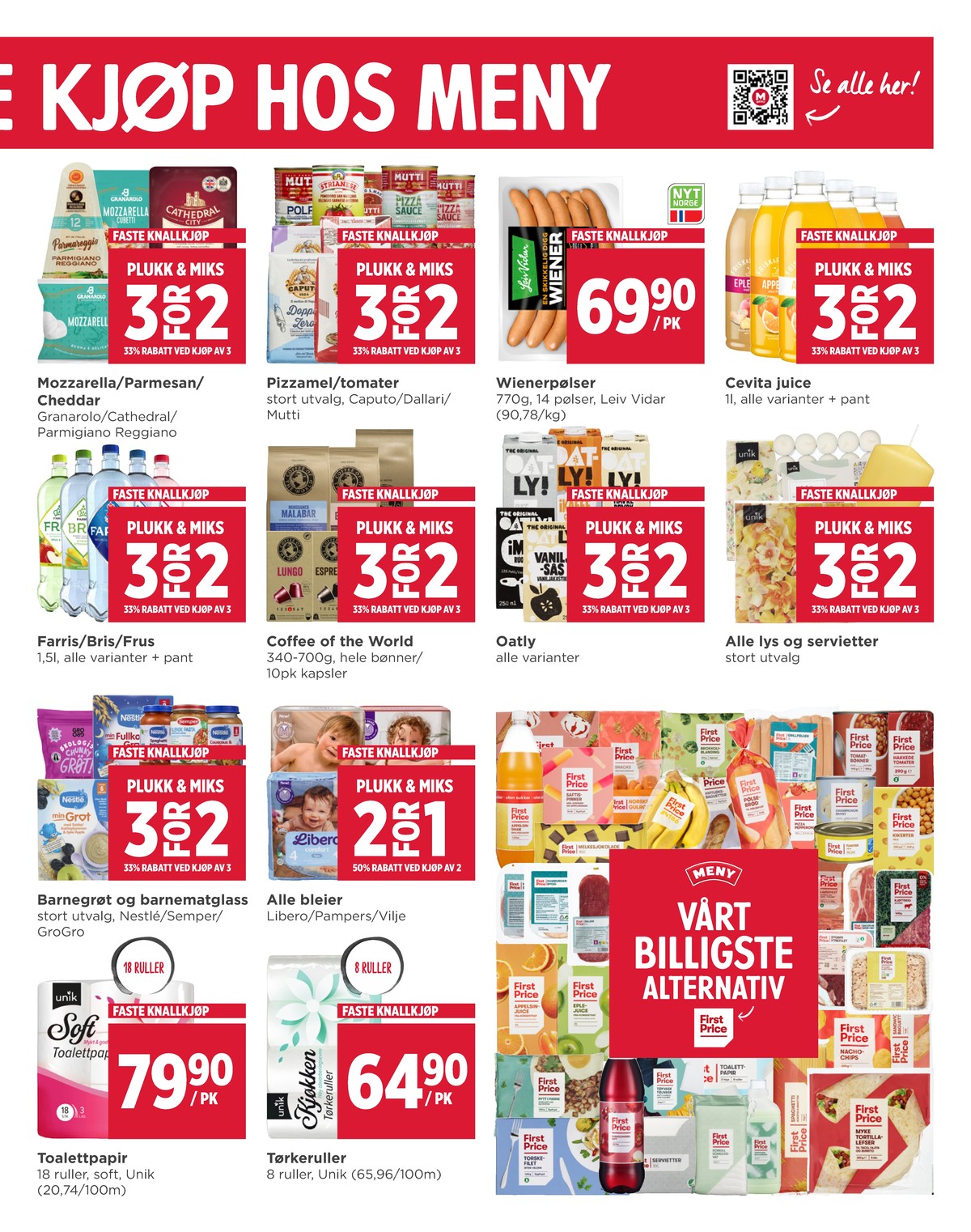 Se Meny kundeavis for uge 13 på Tilbudsuken.no. Se gode tilbud på mange varer. Les kundeavisen her! Side 9