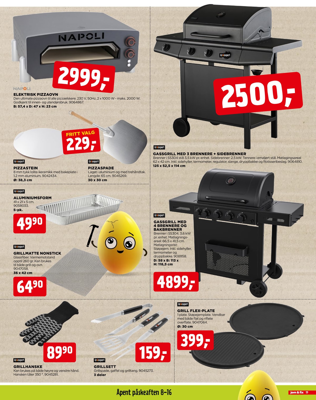 Se Jem & Fix kundeavis for uge 13 på Tilbudsuken.no. Se gode tilbud på mange varer. Les kundeavisen her! Side 19