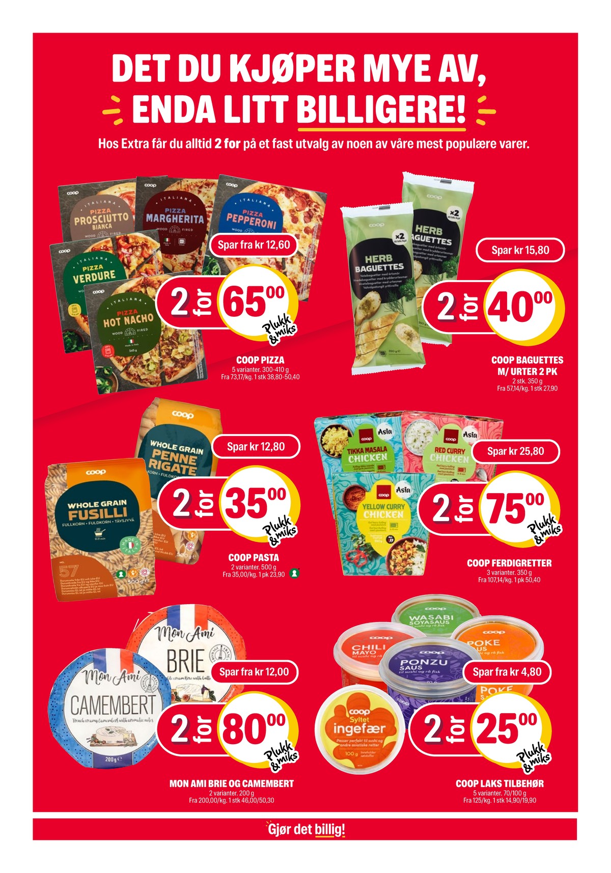 Se Coop Extra kundeavis for uke 14 på Tilbudsuken.no. Se gode tilbud på mange varer, f.eks. pizza prosciutto bianca coop eller pizza margherita coop. Les kundeavisen her! Side 19