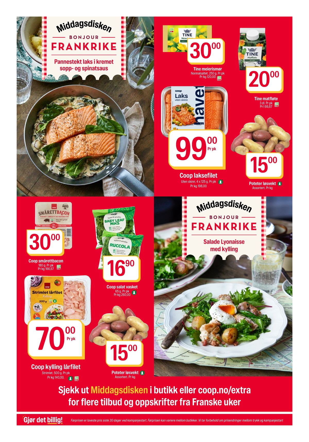 Se Coop Extra kundeavis for uke 14 på Tilbudsuken.no. Se gode tilbud på mange varer, f.eks. matfløte tine eller smør tine. Les kundeavisen her! Side 6