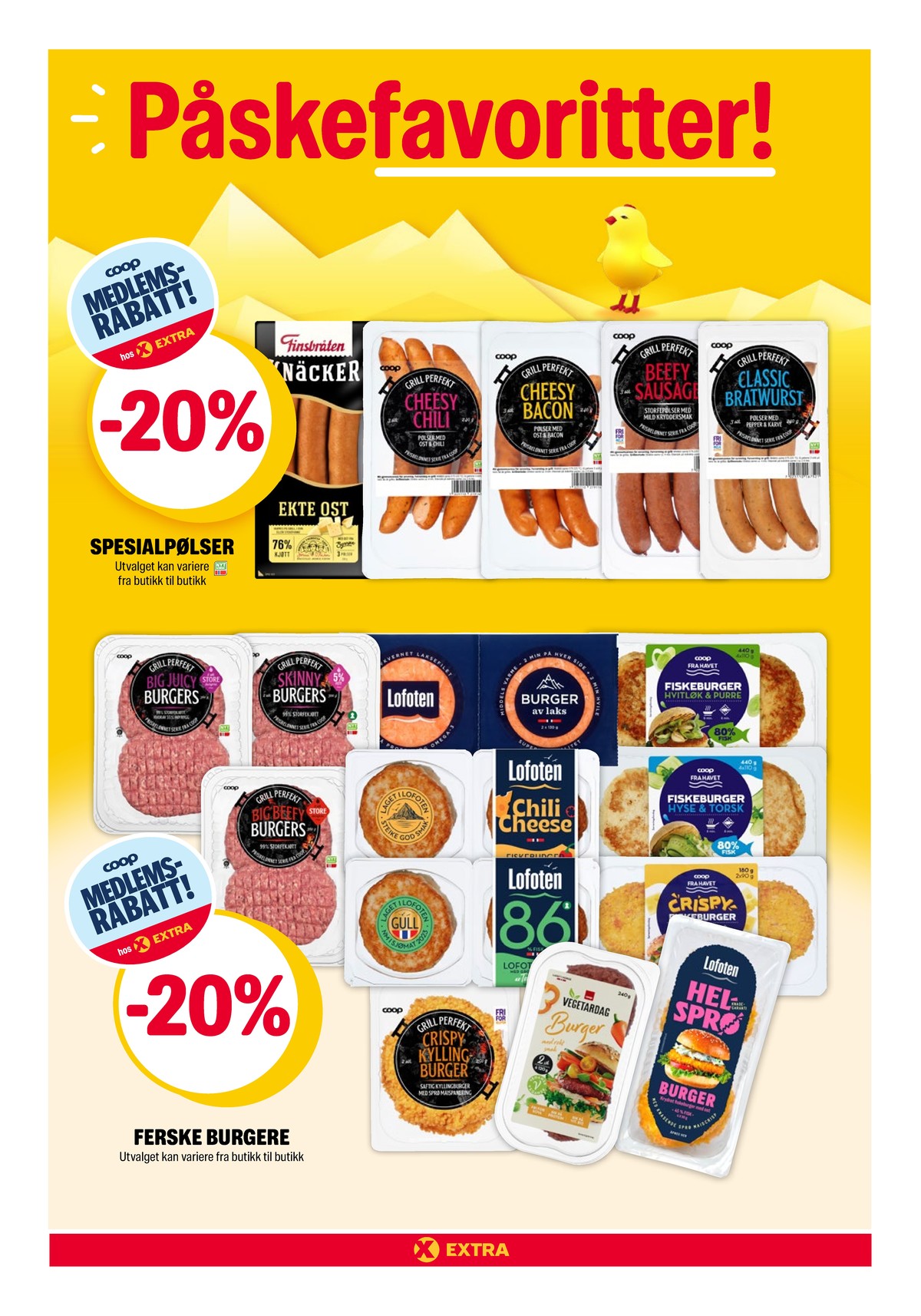 Se Coop Extra kundeavis for uke 14 på Tilbudsuken.no. Se gode tilbud på mange varer, f.eks. cheesy chili coop eller cheesy bacon coop. Les kundeavisen her! Side 8