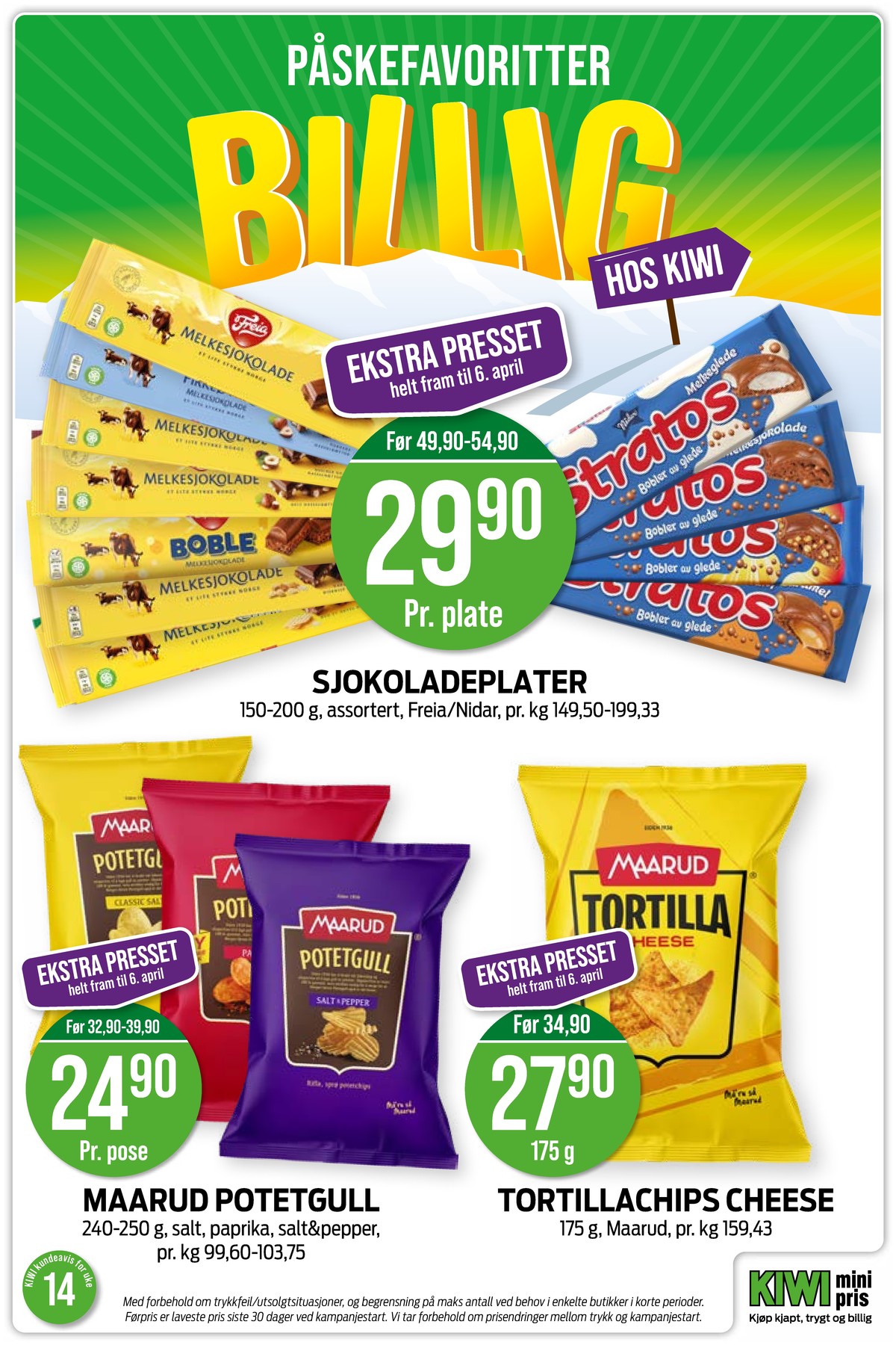 Se Kiwi kundeavis for uge 14 på Tilbudsuken.no. Se gode tilbud på mange varer. Les kundeavisen her! Side 2