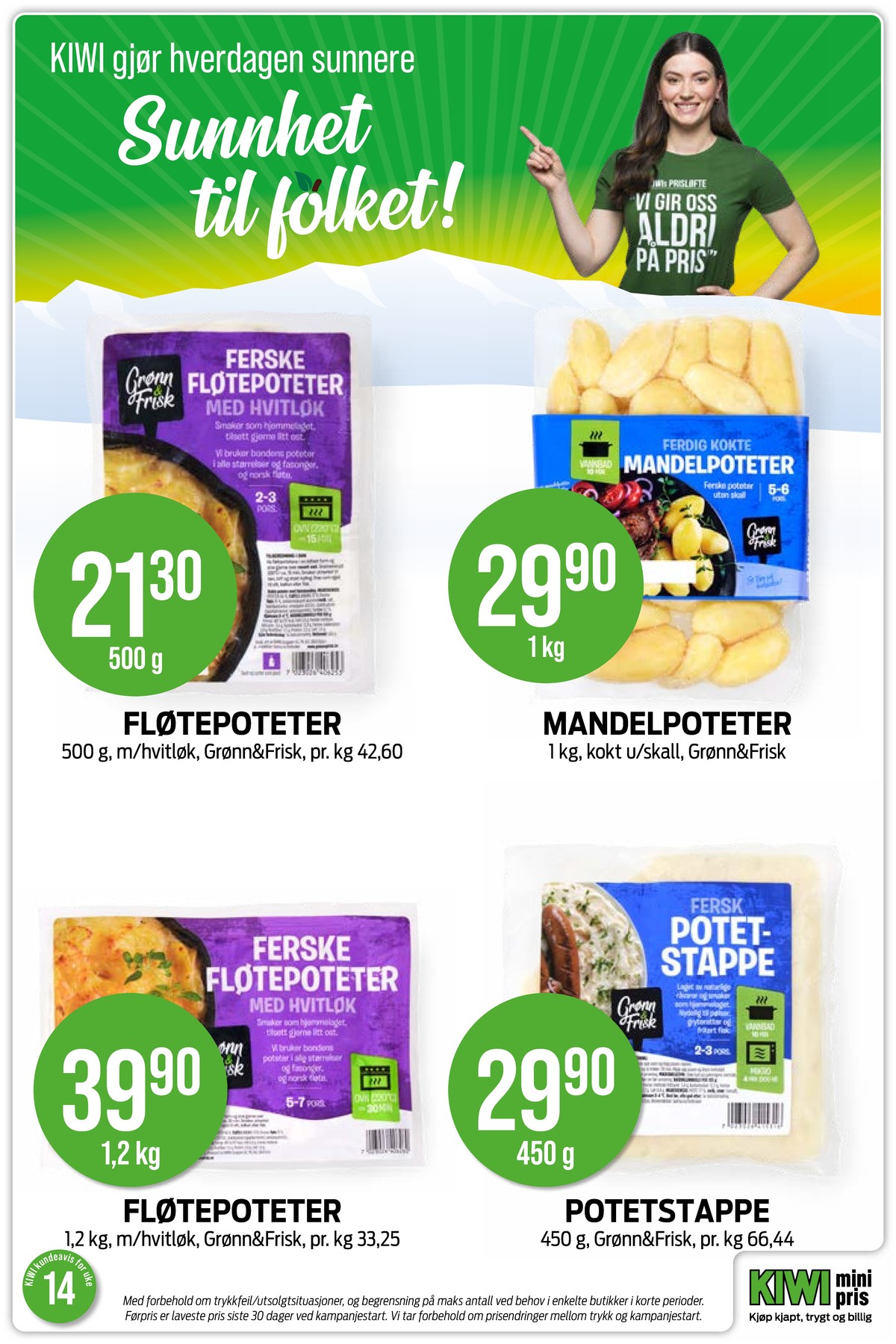 Se Kiwi kundeavis for uge 14 på Tilbudsuken.no. Se gode tilbud på mange varer. Les kundeavisen her! Side 16