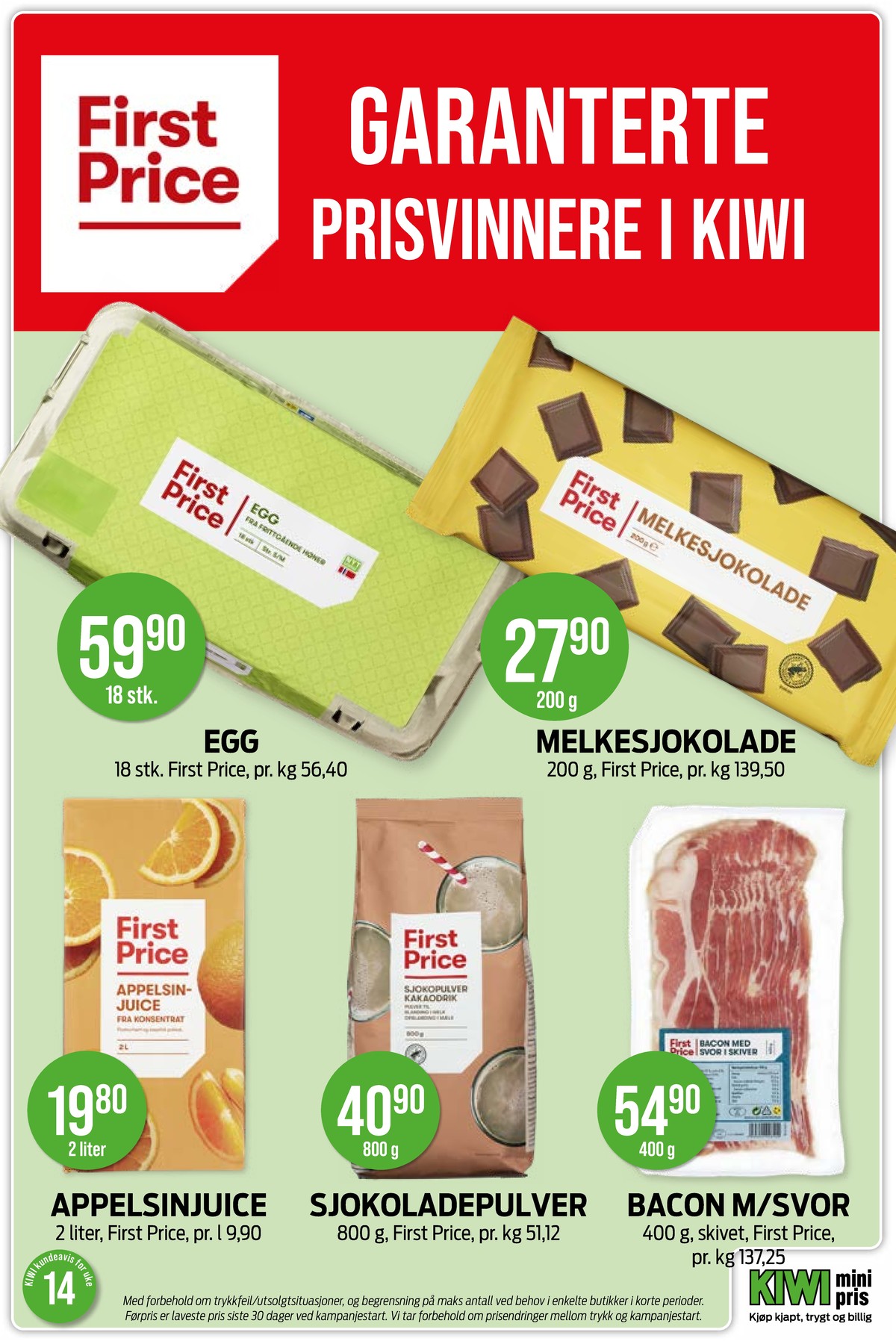 Se Kiwi kundeavis for uge 14 på Tilbudsuken.no. Se gode tilbud på mange varer. Les kundeavisen her! Side 23