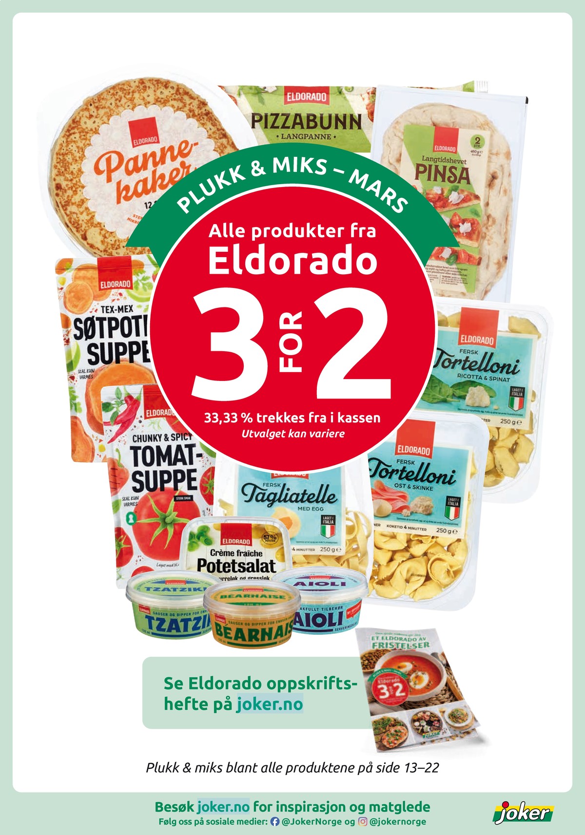 Se Joker kundeavis for uge 14 på Tilbudsuken.no. Se gode tilbud på mange varer. Les kundeavisen her! Side 18