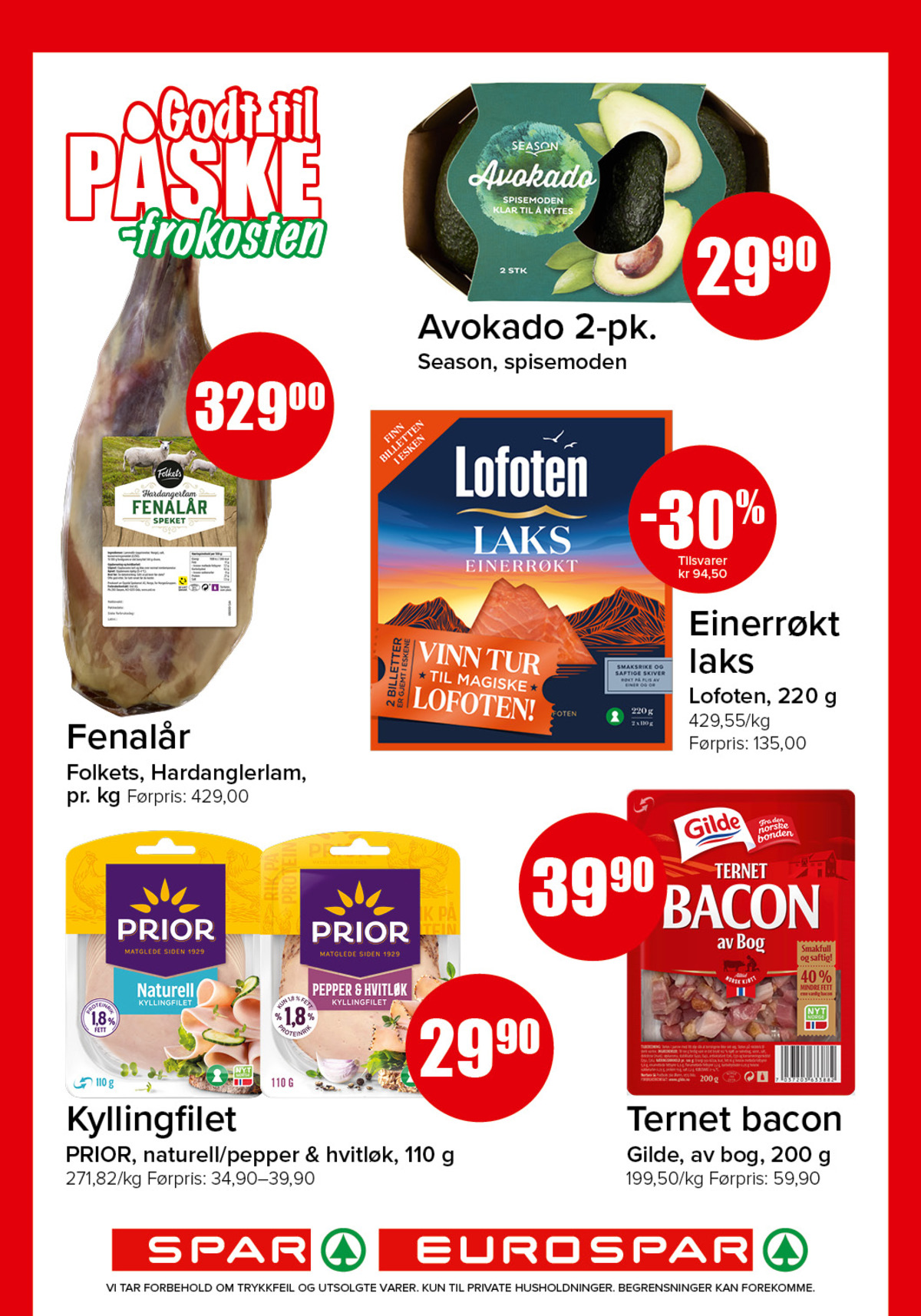 Se Spar - Eurospar kundeavis for uke 14 på Tilbudsuken.no. Se gode tilbud på mange varer, f.eks. fenalår folkets eller avokado season. Les kundeavisen her! Side 7