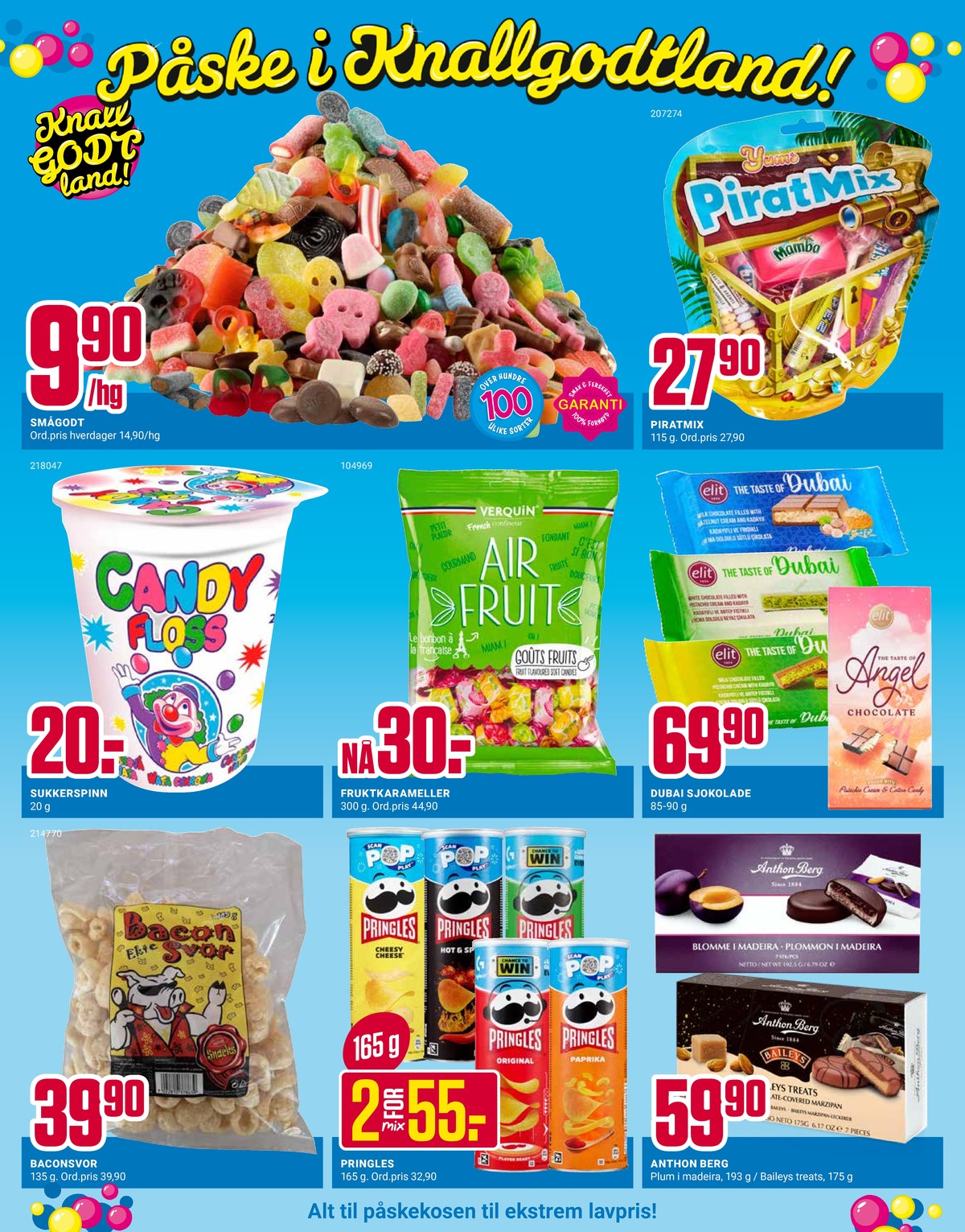 Se Europris kundeavis for uke 14 på Tilbudsuken.no. Se gode tilbud på mange varer, f.eks. piratmix yums eller smågodt nidar. Les kundeavisen her! Side 9