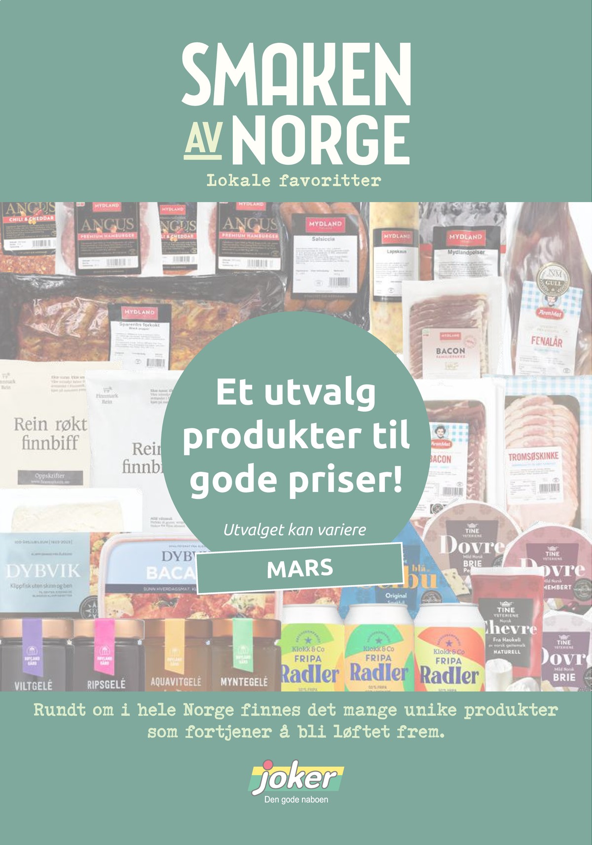 Se Joker kundeavis for uge 14 på Tilbudsuken.no. Se gode tilbud på mange varer. Les kundeavisen her! Side 25