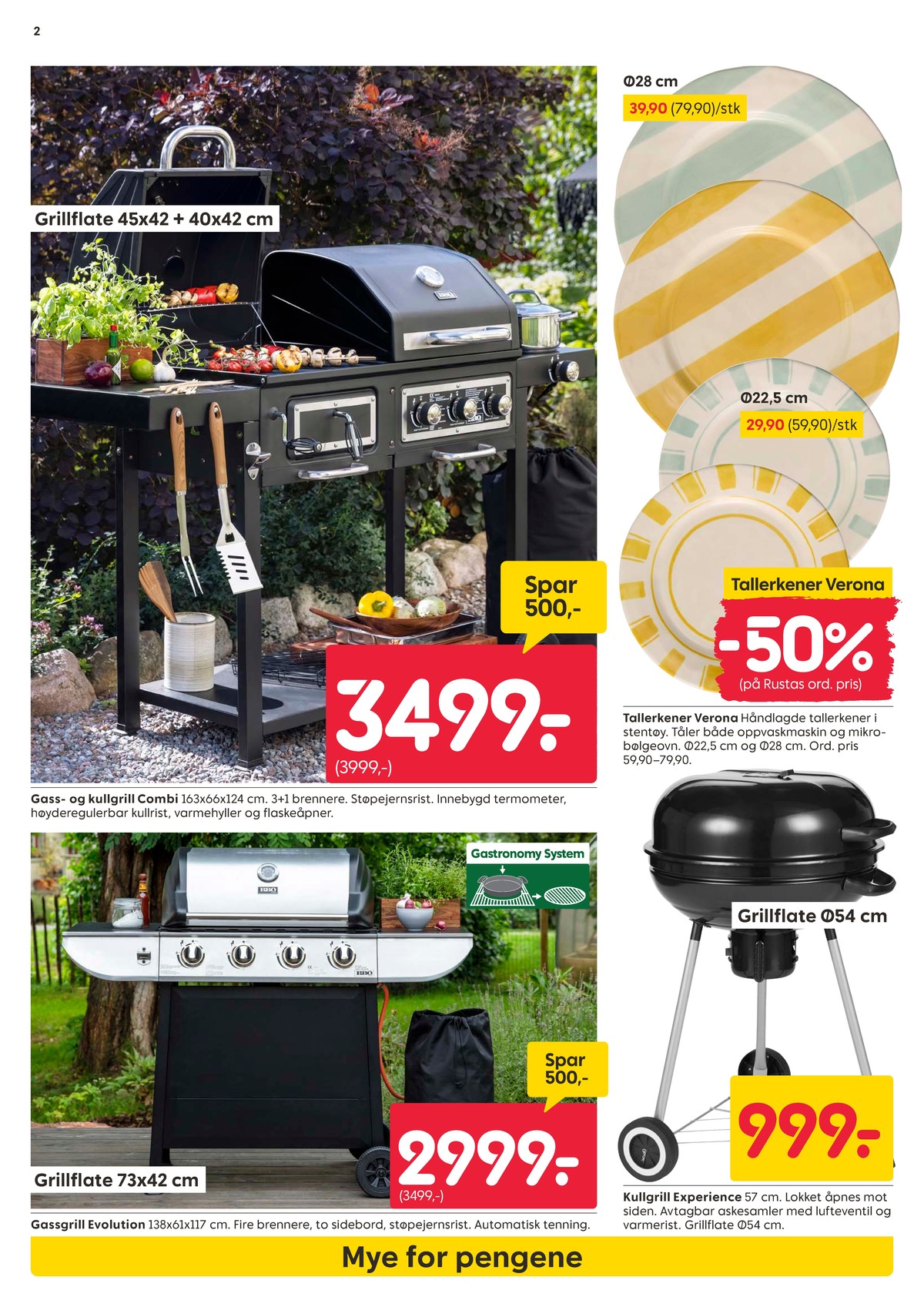 Se Rusta kundeavis for uke 14 på Tilbudsuken.no. Se gode tilbud på mange varer, f.eks. gassgrill bbq king eller gassgrill ukjent. Les kundeavisen her! Side 2