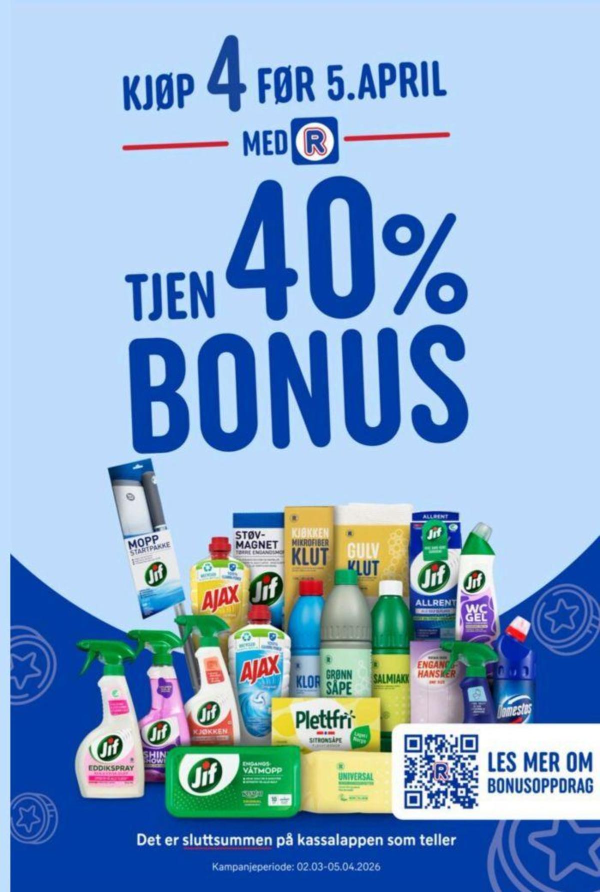 Se Rema 1000 kundeavis for uge 14 på Tilbudsuken.no. Se gode tilbud på mange varer. Les kundeavisen her! Side 27