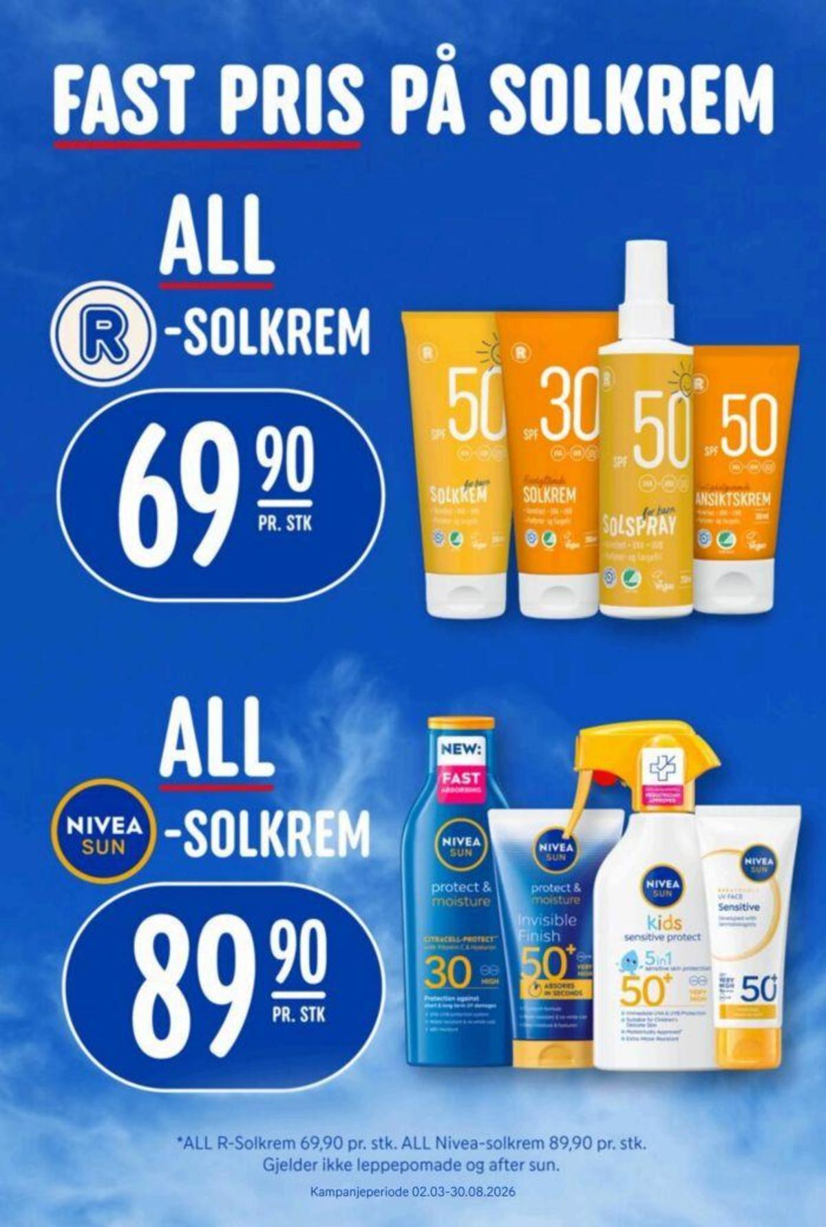 Se Rema 1000 kundeavis for uke 14 på Tilbudsuken.no. Se gode tilbud på mange varer, f.eks. solkrem rema 1000 eller solkrem nivea. Les kundeavisen her! Side 29