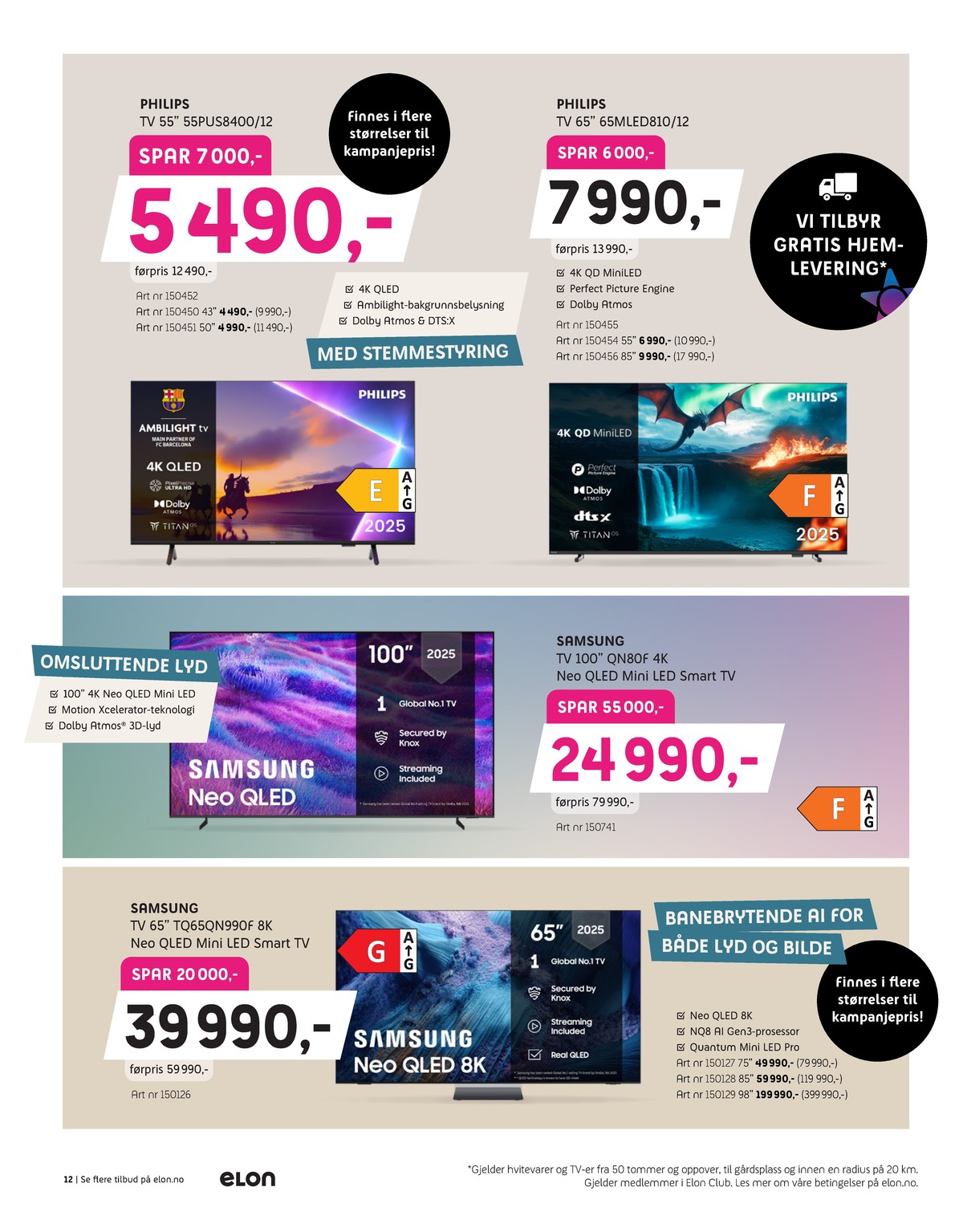 Se Elon kundeavis for uge 14 på Tilbudsuken.no. Se gode tilbud på mange varer. Les kundeavisen her! Side 12