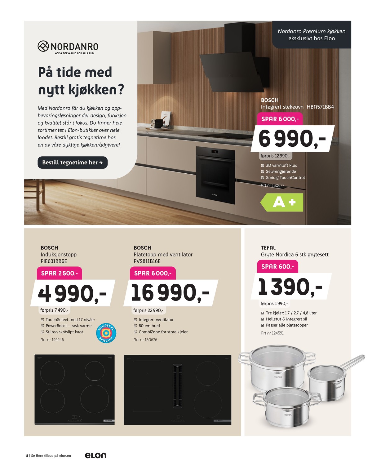 Se Elon kundeavis for uge 14 på Tilbudsuken.no. Se gode tilbud på mange varer. Les kundeavisen her! Side 8