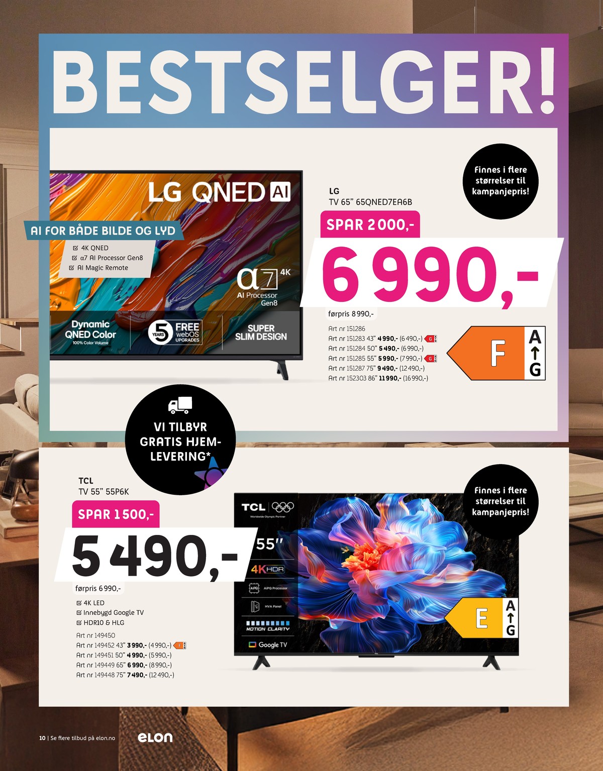 Se Elon kundeavis for uge 14 på Tilbudsuken.no. Se gode tilbud på mange varer. Les kundeavisen her! Side 10
